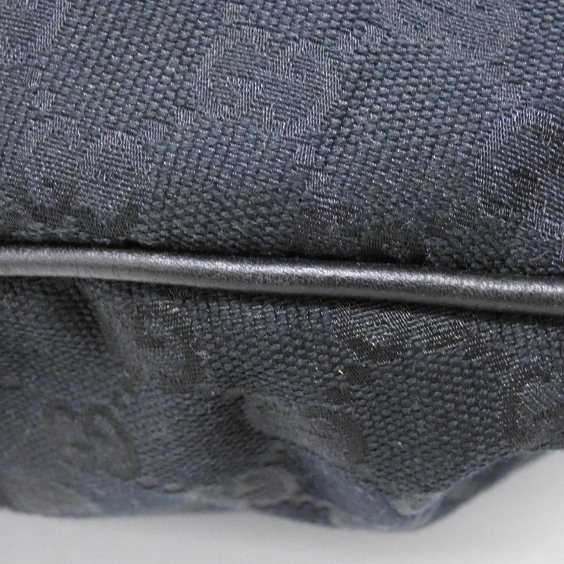 Gucci Black Gg Canvas Shoulder Bag