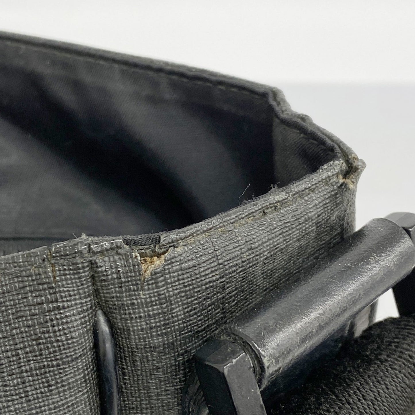 Gucci Black Pvc Shoulder Bag