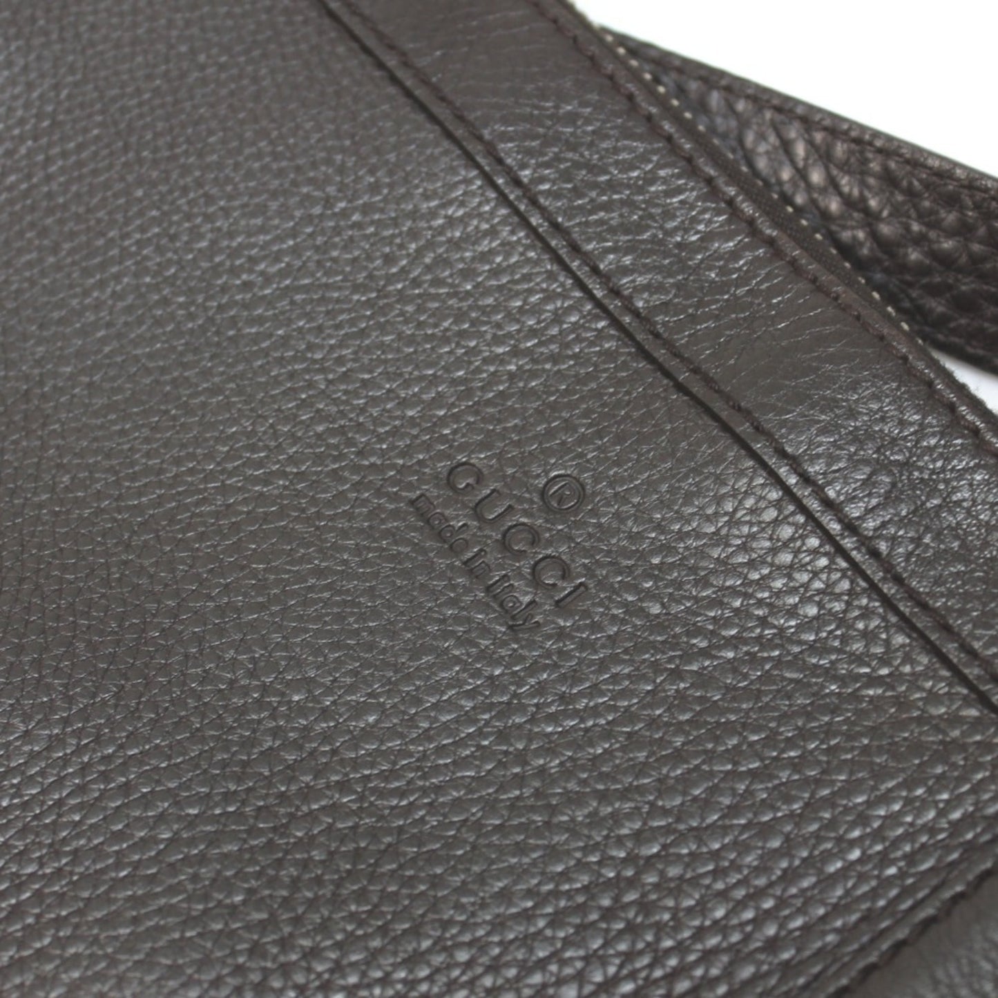 Gucci Dark Brown Leather Shoulder Bag