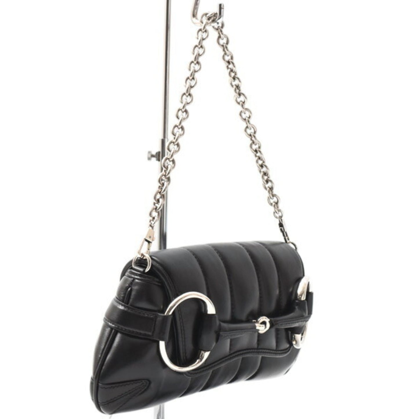 Gucci Black Leather Shoulder Bag