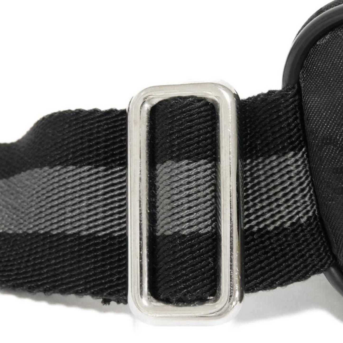 Gucci Black Nylon Canvas Leather Shoulder Bag Sling Bag