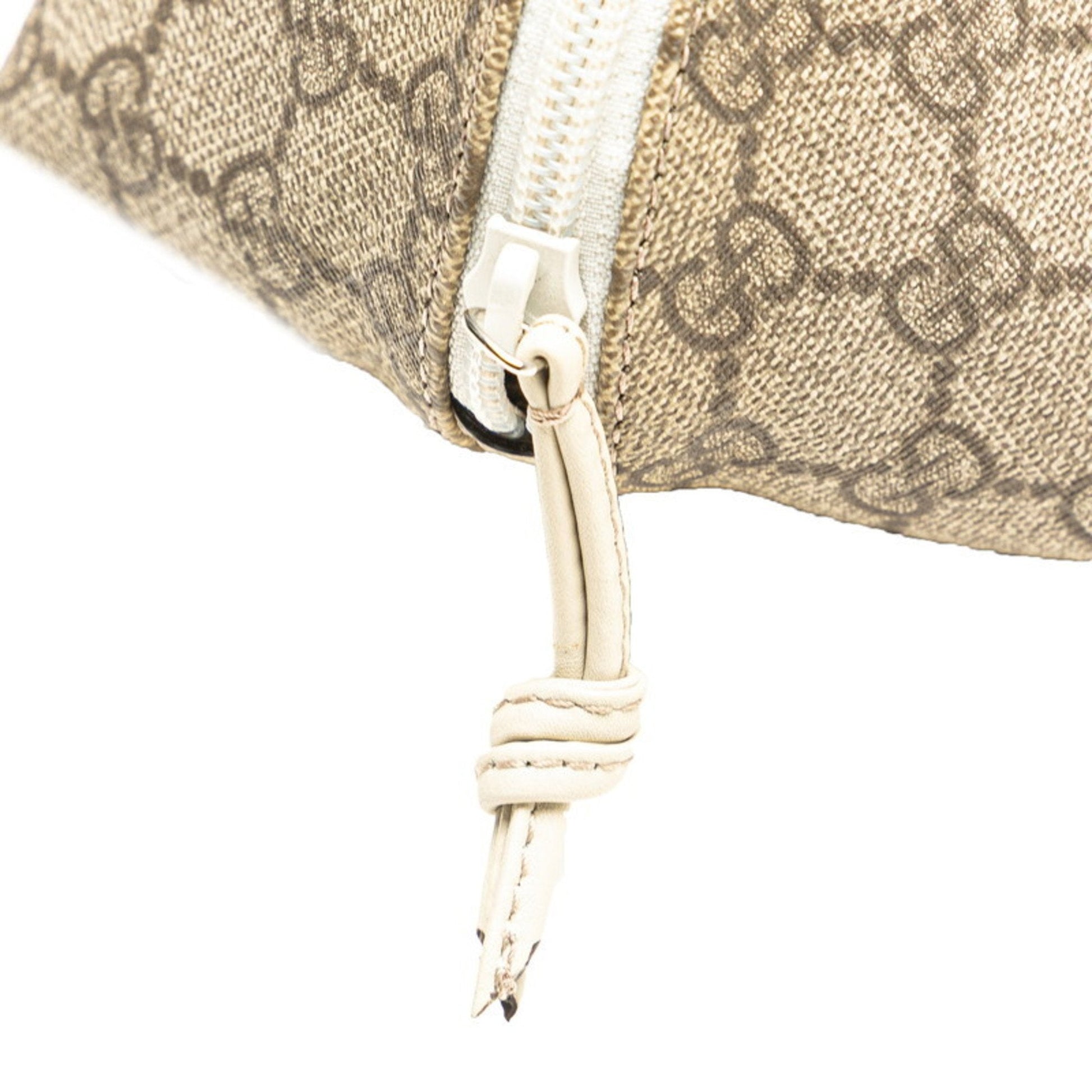 Gucci Beige Pvc Leather Handbag