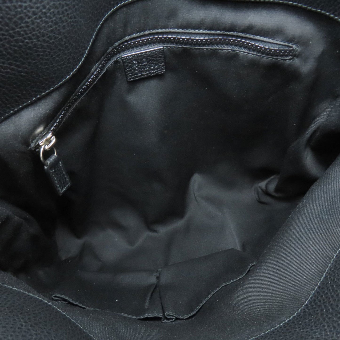 Gucci Black Nylon Canvas Tote Bag