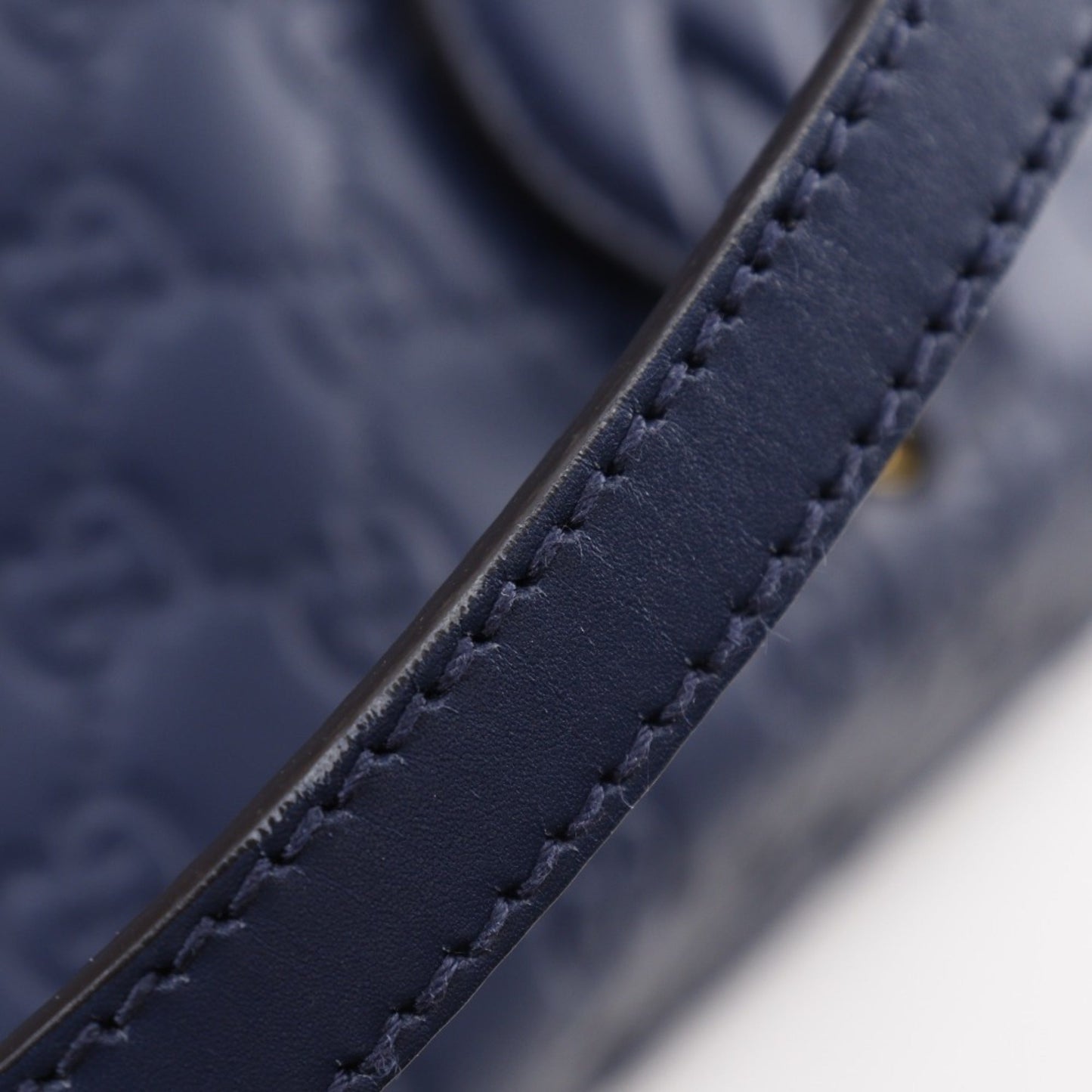 Gucci Navy Leather Handbag