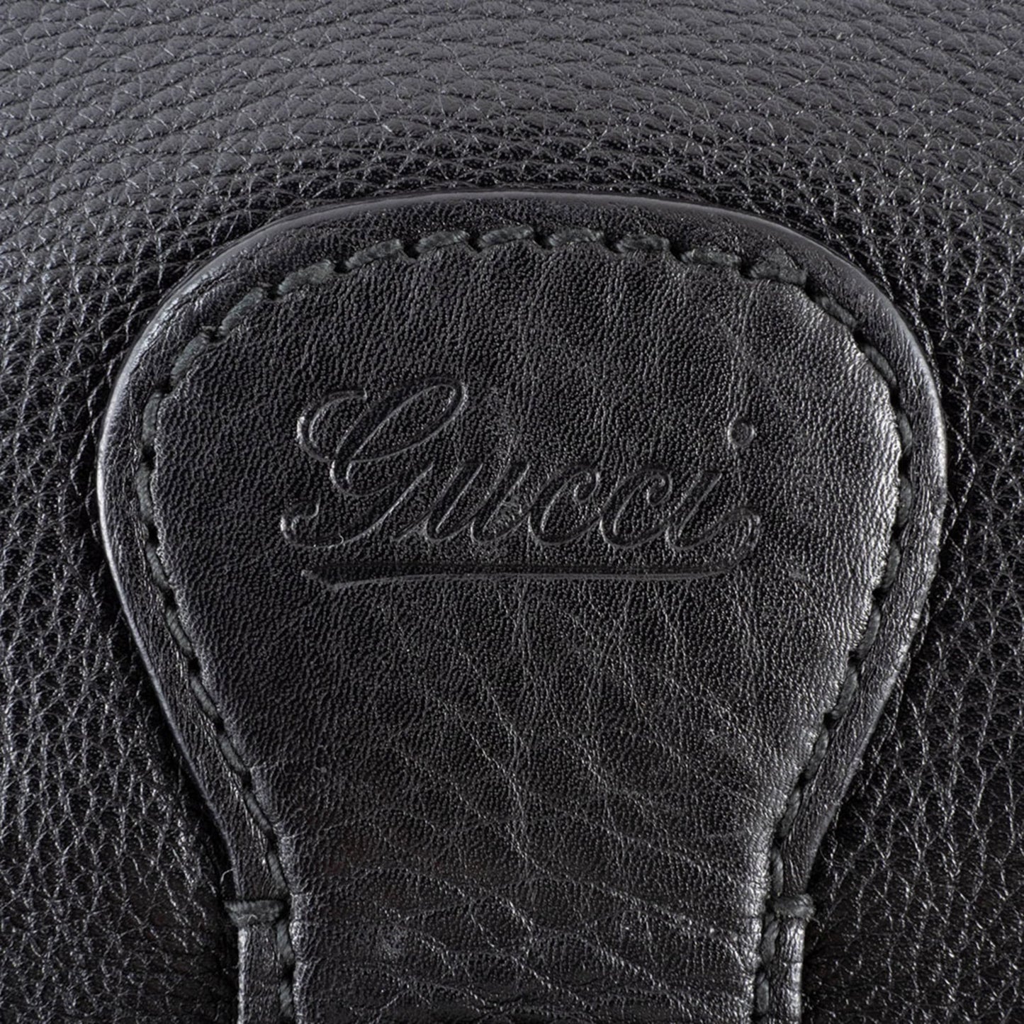 Gucci Black Leather Shoulder Bag