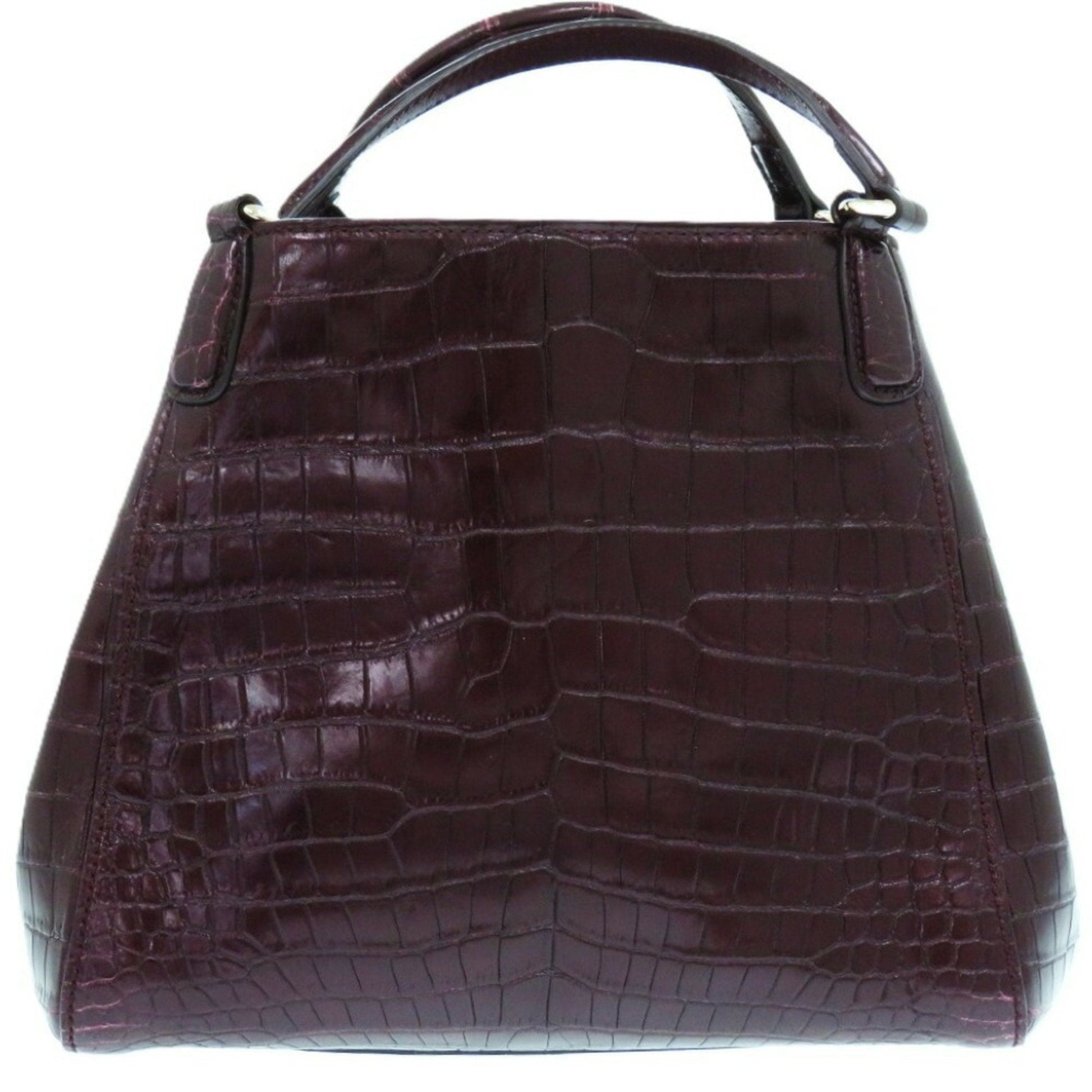 Gucci Purple Leather Tote Bag