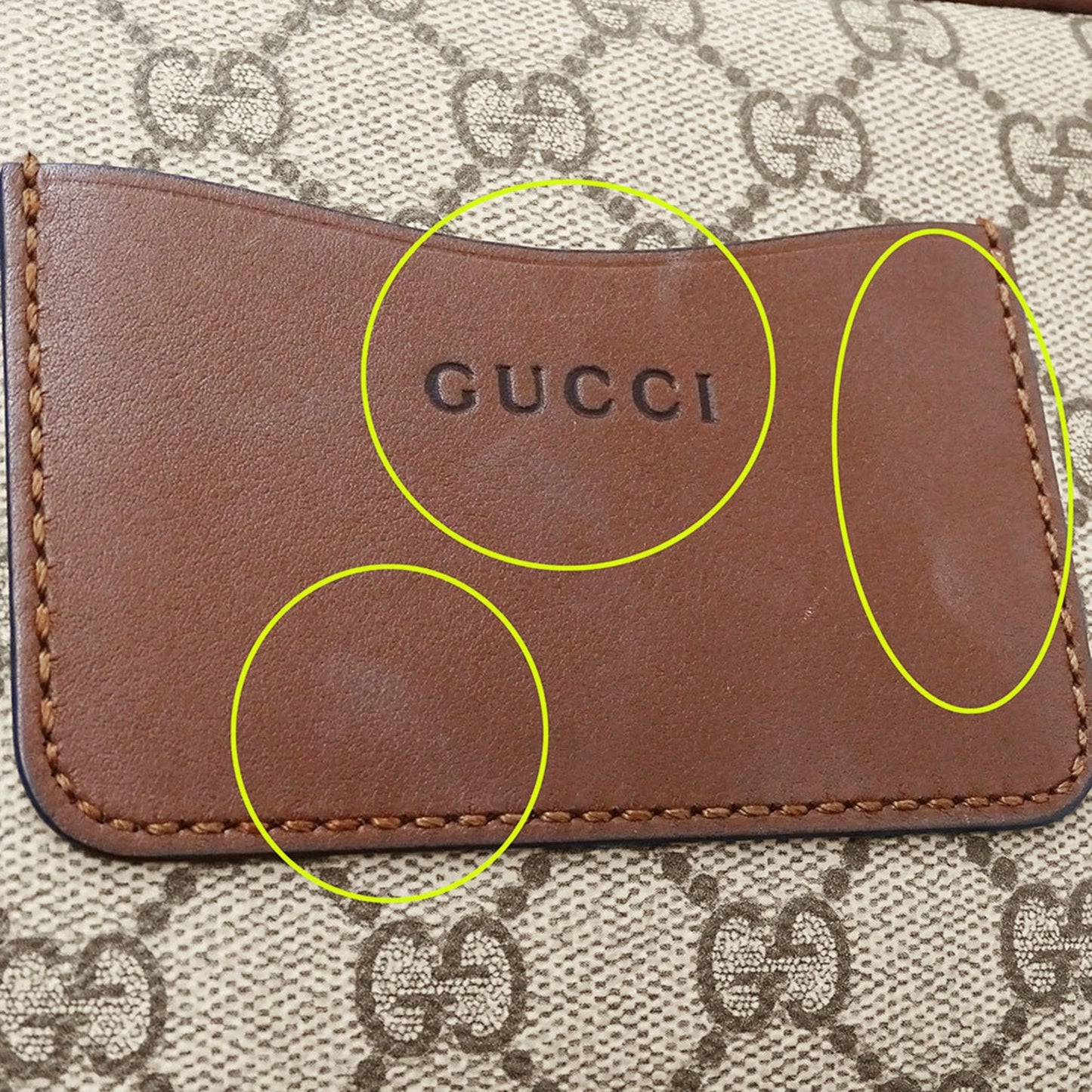 Gucci Beige Brown Gg Supreme Shoulder Bag