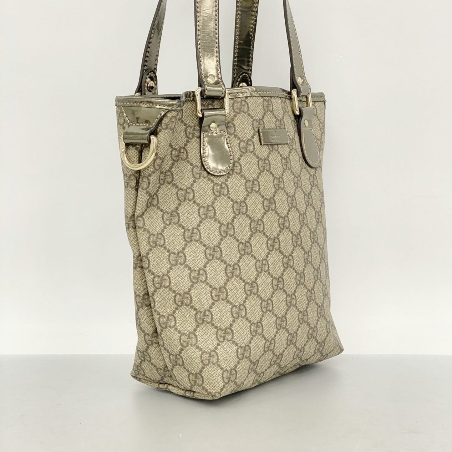 Gucci Beige Pvc Tote Bag