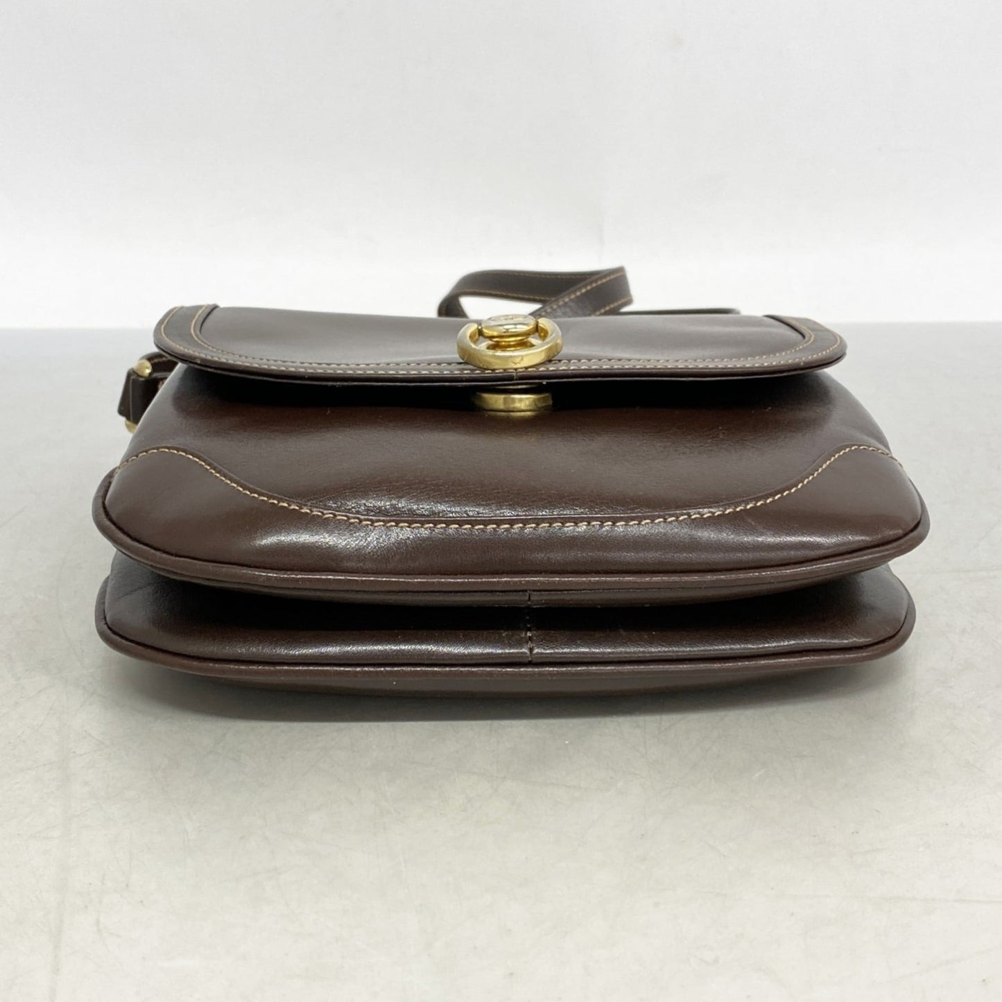 Gucci Brown Leather Shoulder Bag