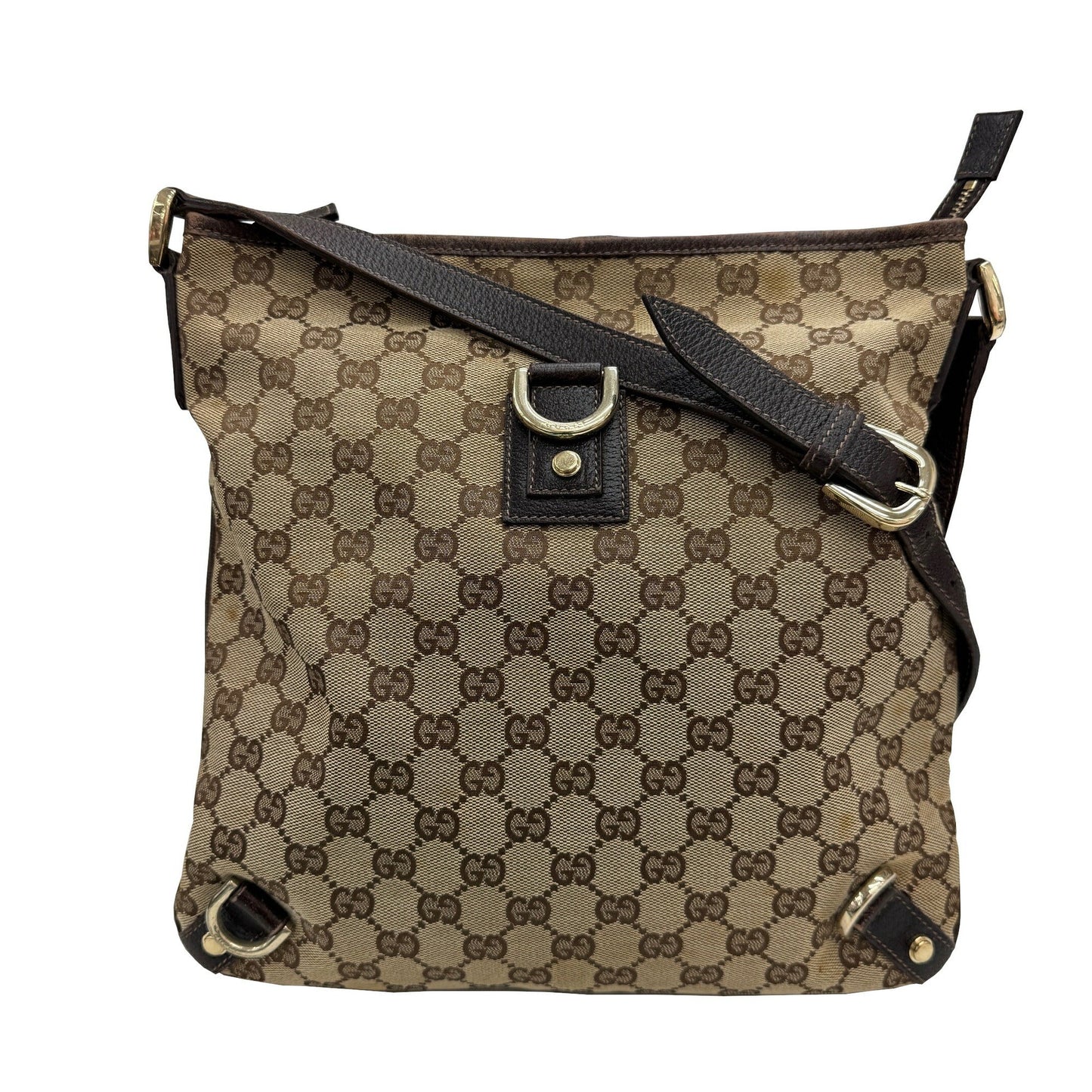 Gucci Gg Canvas Brown Gg Canvas Shoulder Bag