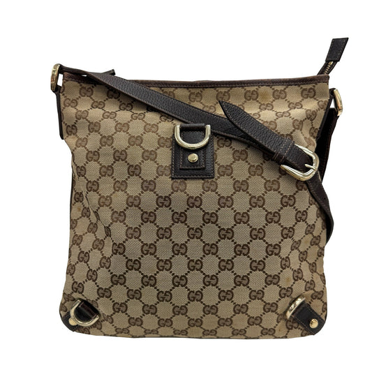 Gucci Gg Canvas Brown Gg Canvas Shoulder Bag