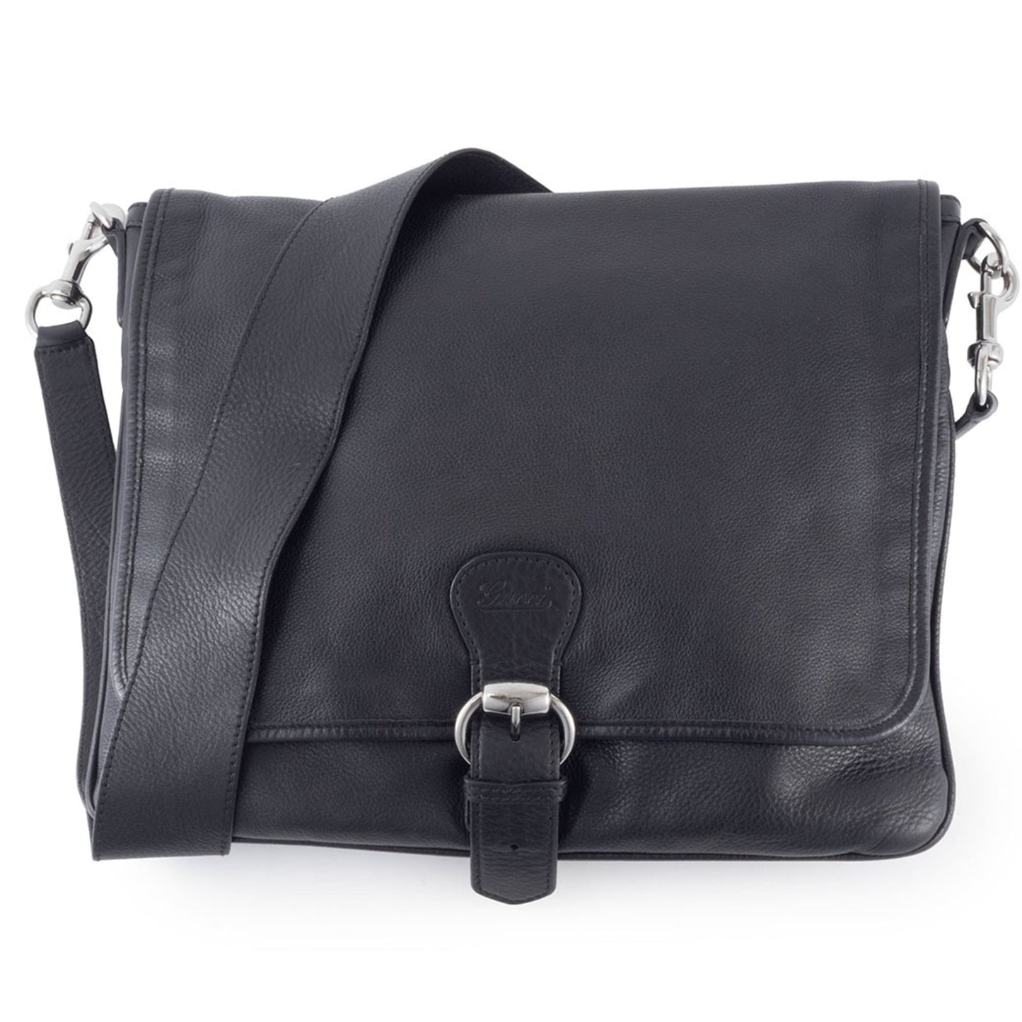 Gucci Black Leather Shoulder Bag