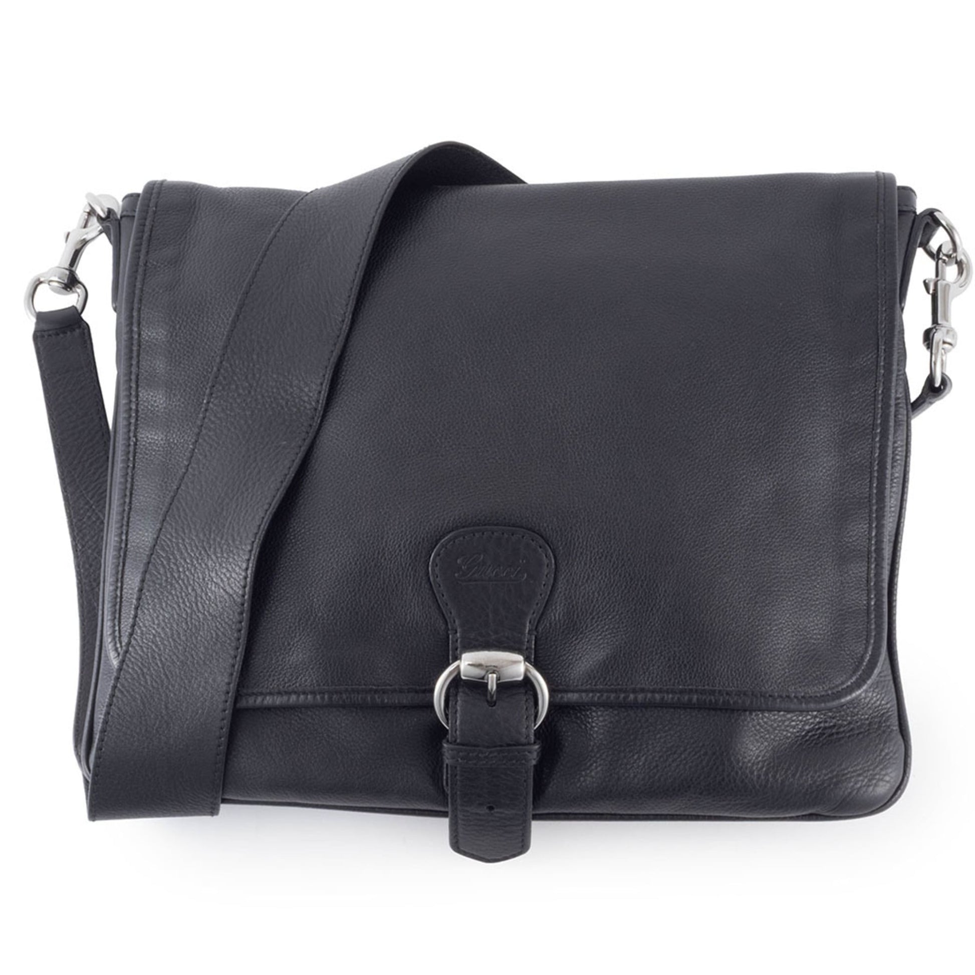 Gucci Black Leather Shoulder Bag