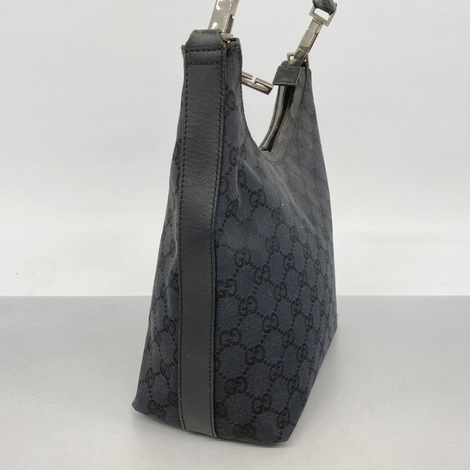 Gucci Black Canvas Shoulder Bag