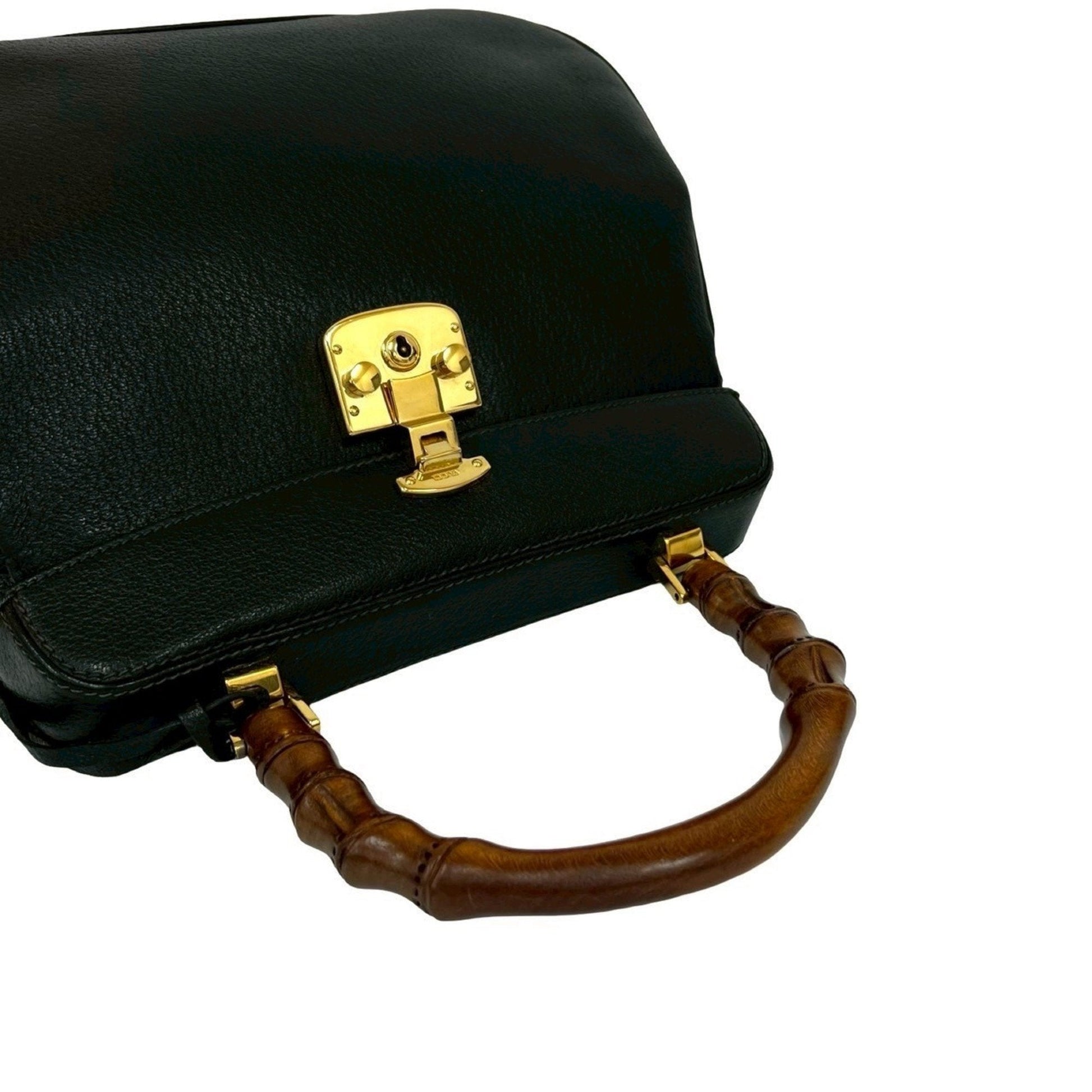 Gucci Black Leather Handbag