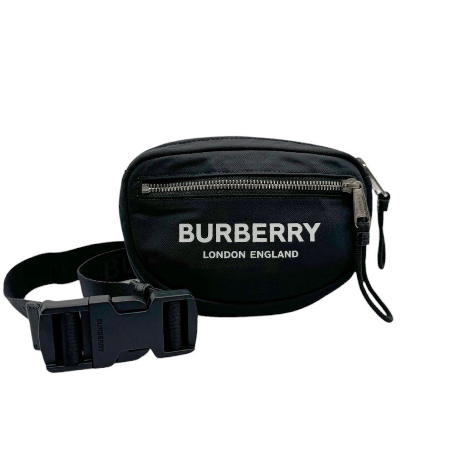 Burberry Fanny Pack Sling Bag Nylon Black Crossbody Bag