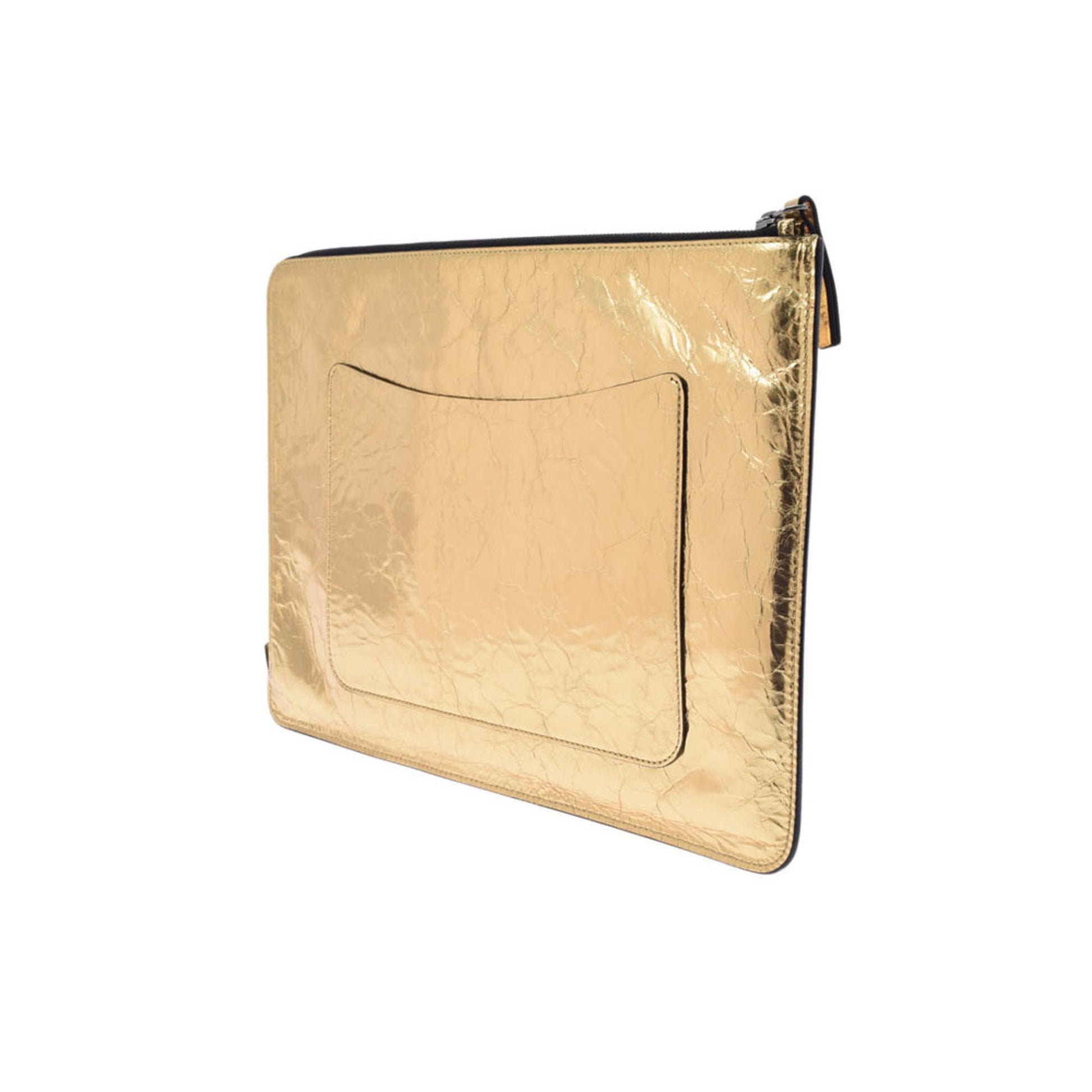 Chanel VETEZCOCO gold men's calf clutch bag
