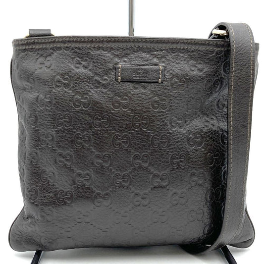 Gucci Brown Leather Shoulder Bag