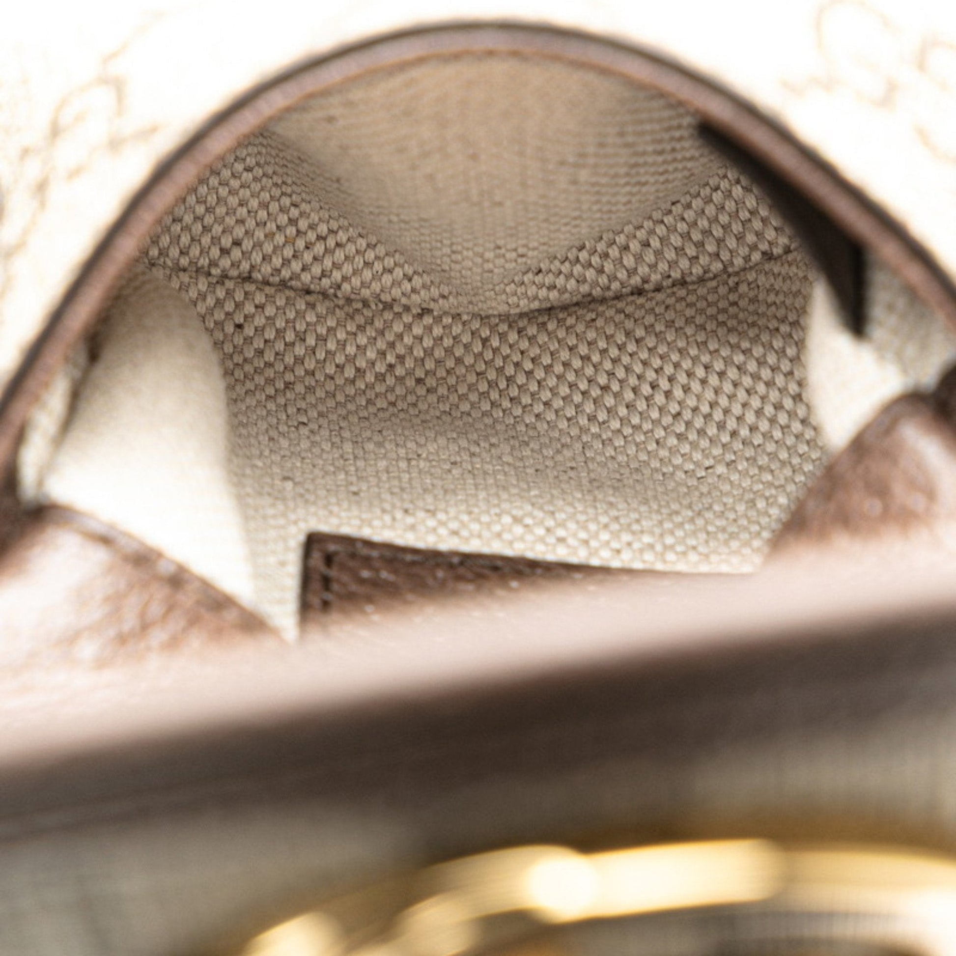 Gucci Brown Pvc Leather Shoulder Bag
