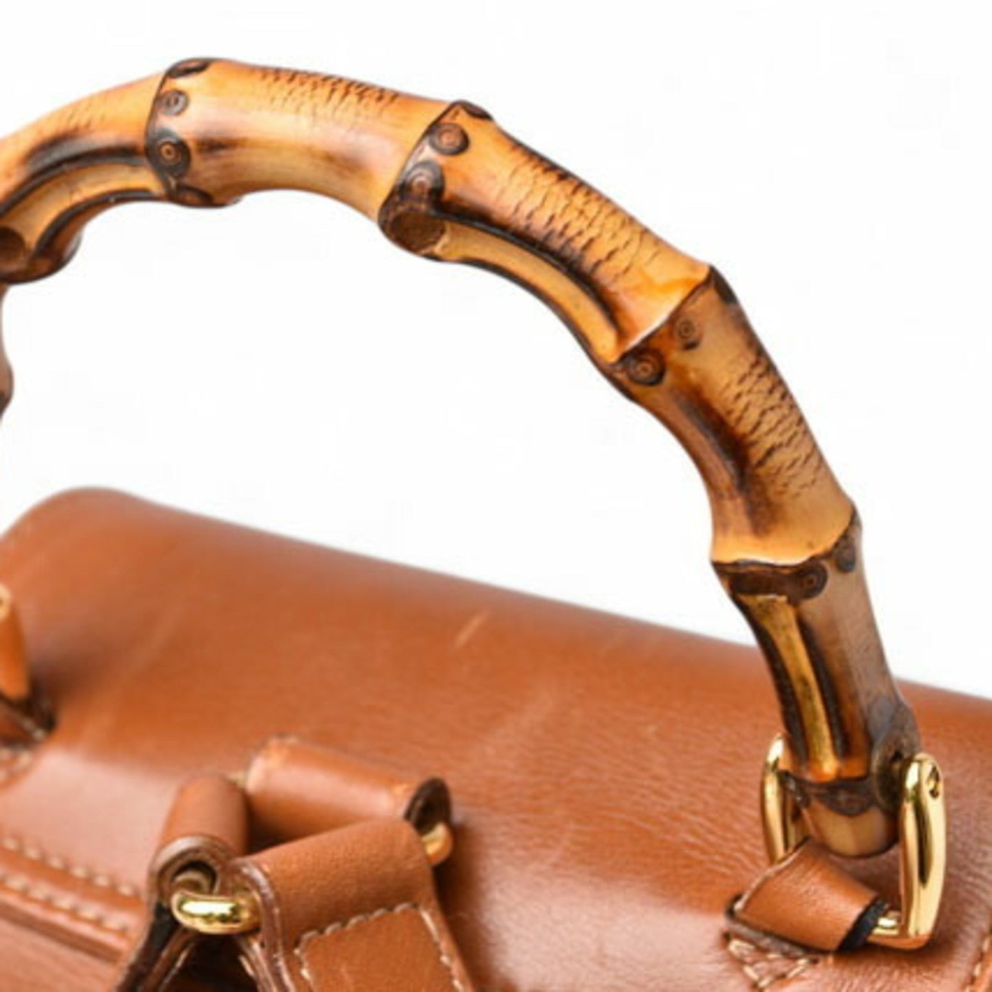 Gucci Brown Leather Backpack