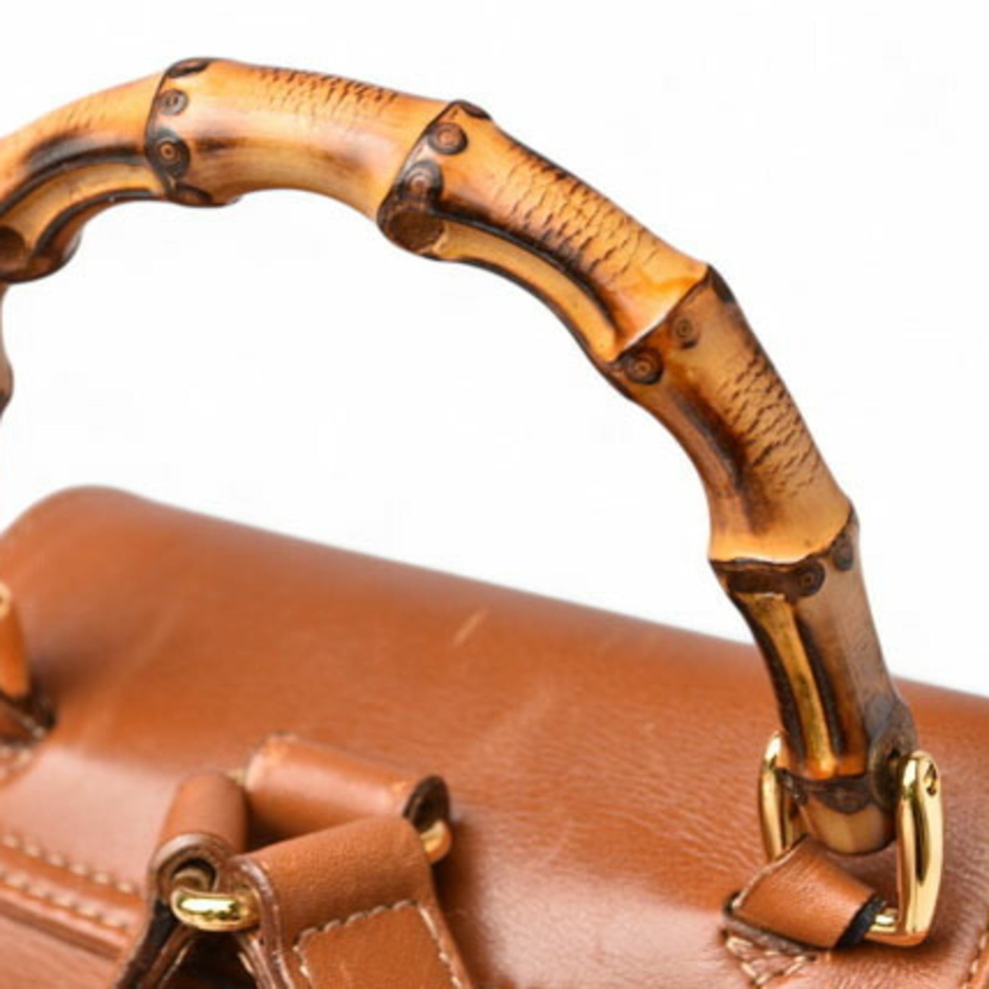 Gucci Brown Leather Backpack
