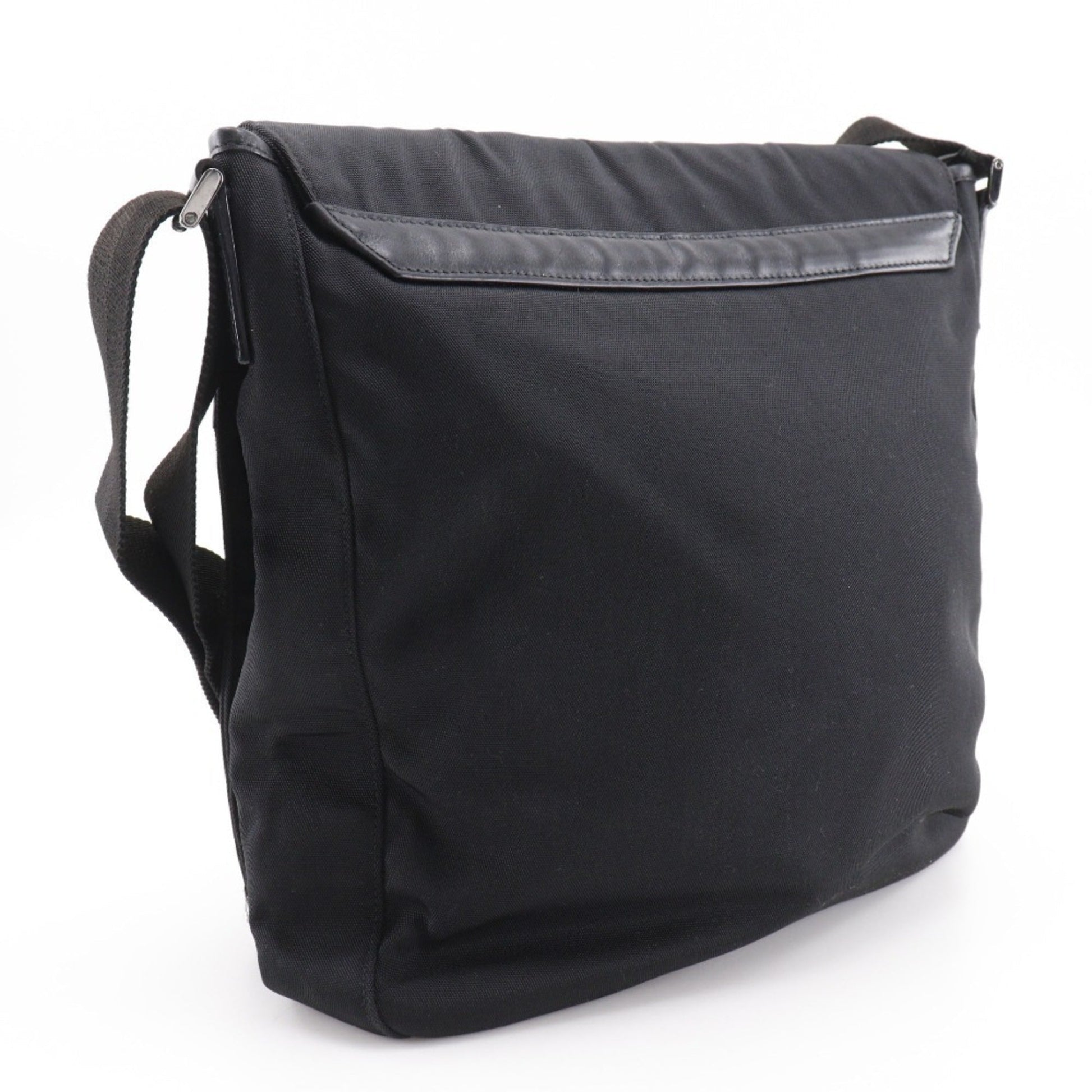 Gucci Black Nylon Canvas Shoulder Bag