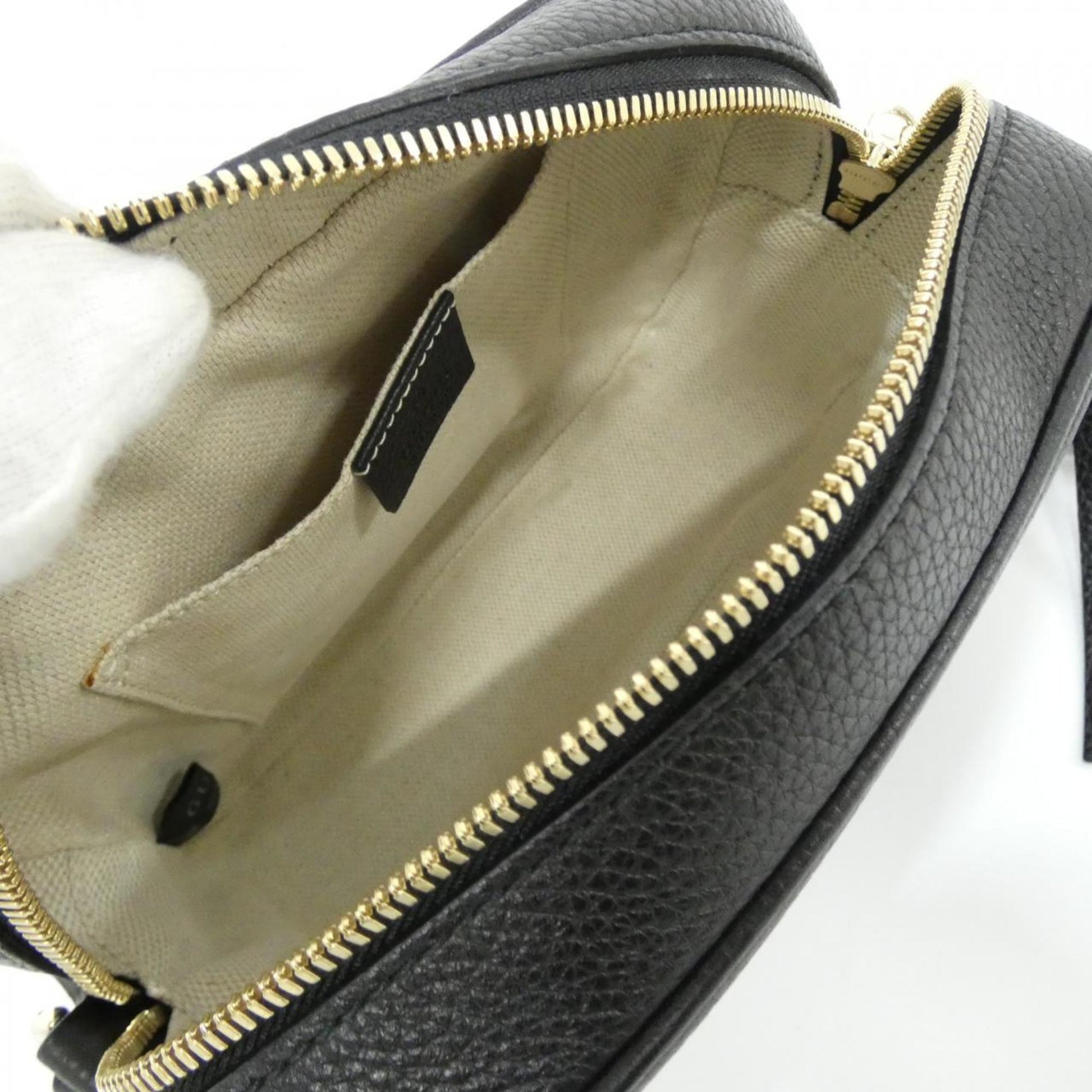 Gucci Black Leather Shoulder Bag