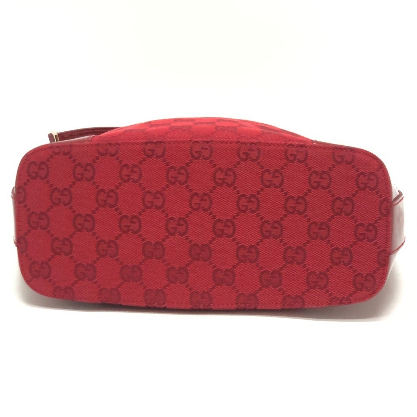 Gucci Gg Canvas Red Color Gg Canvas Handbag Shoulder Bag