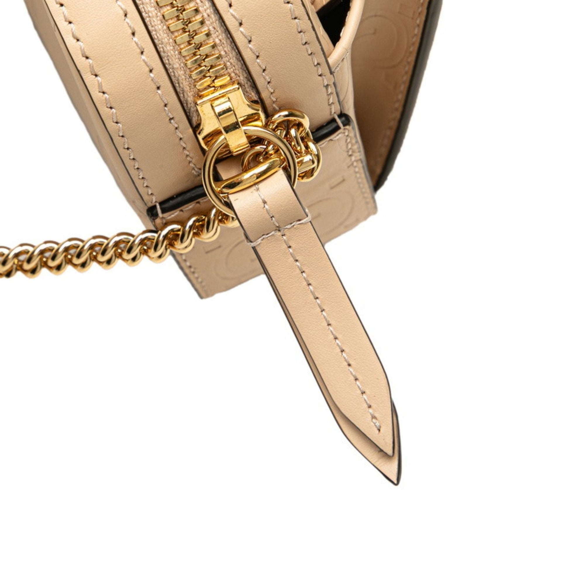 Gucci Beige Leather Shoulder Bag