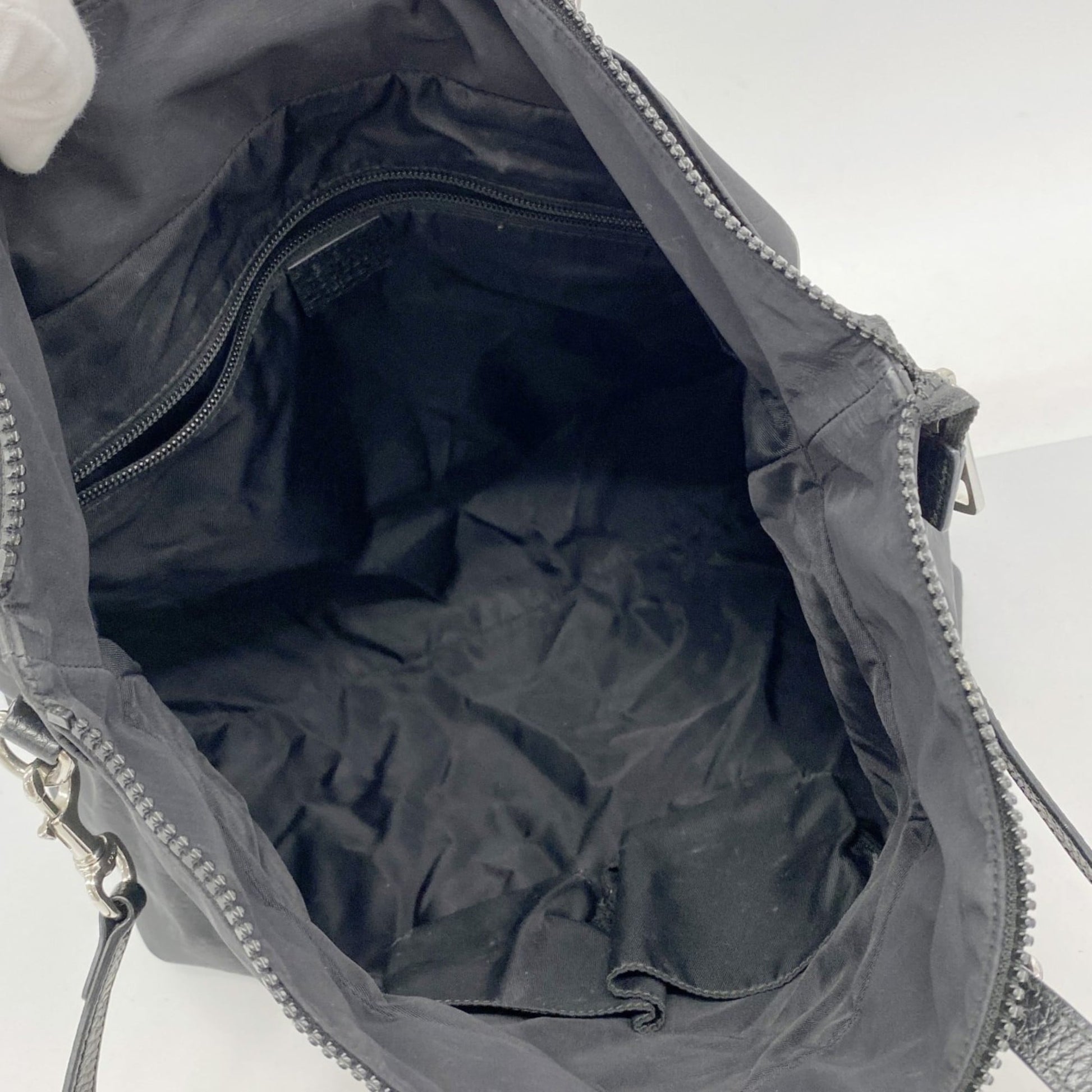 Gucci Black Nylon Tote Bag