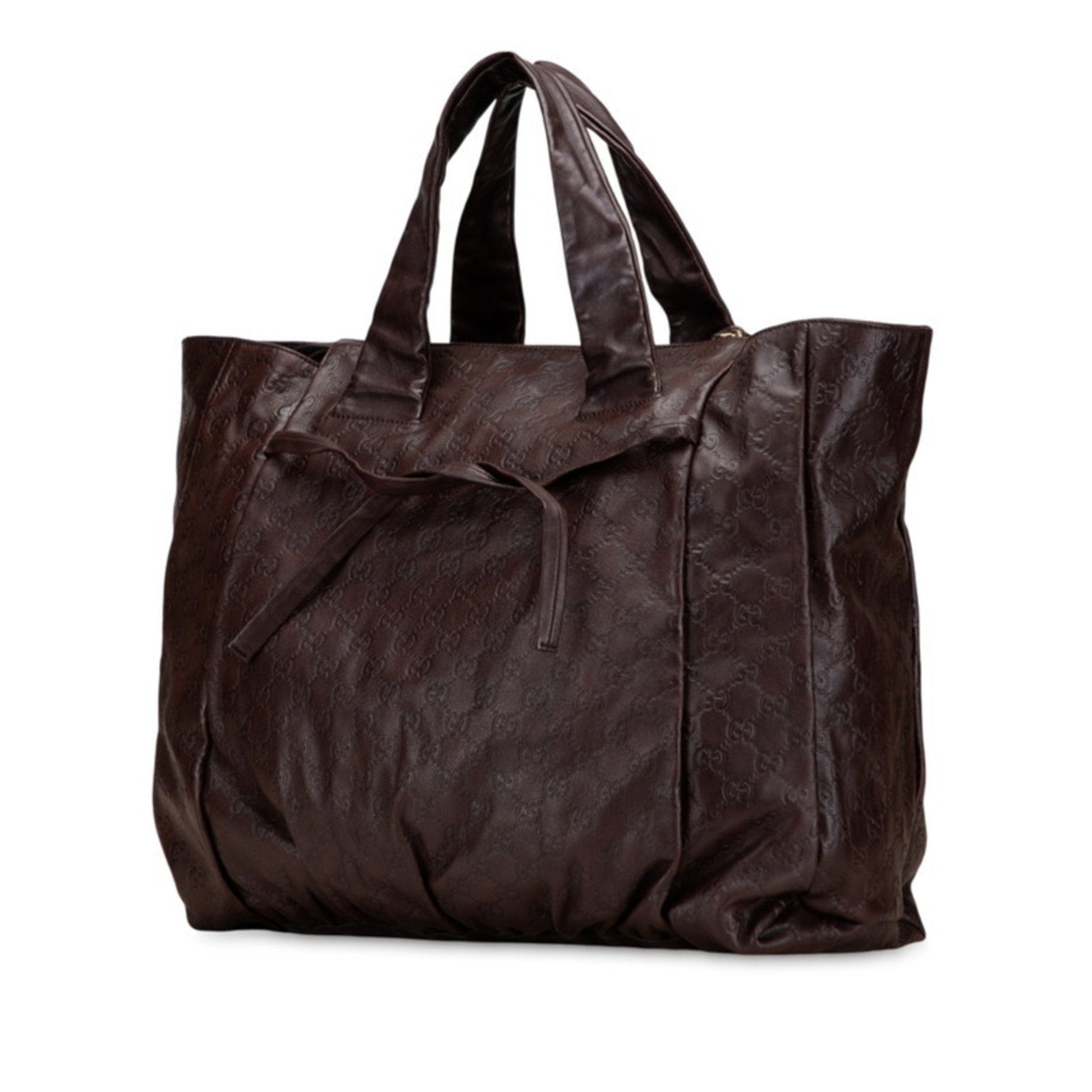 Gucci Hysteria Brown Leather Handbag Tote Bag