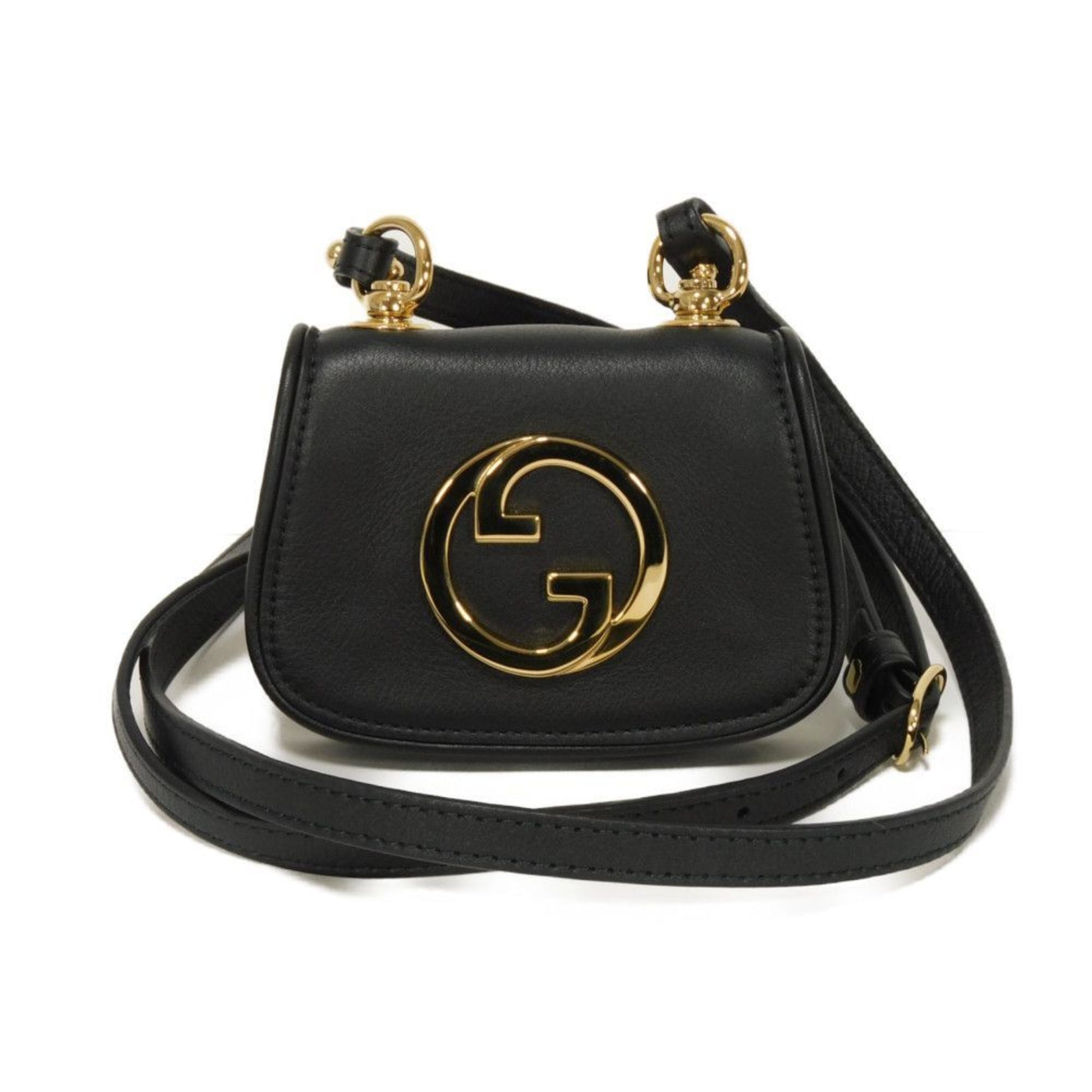 Gucci Black Leather Shoulder Bag