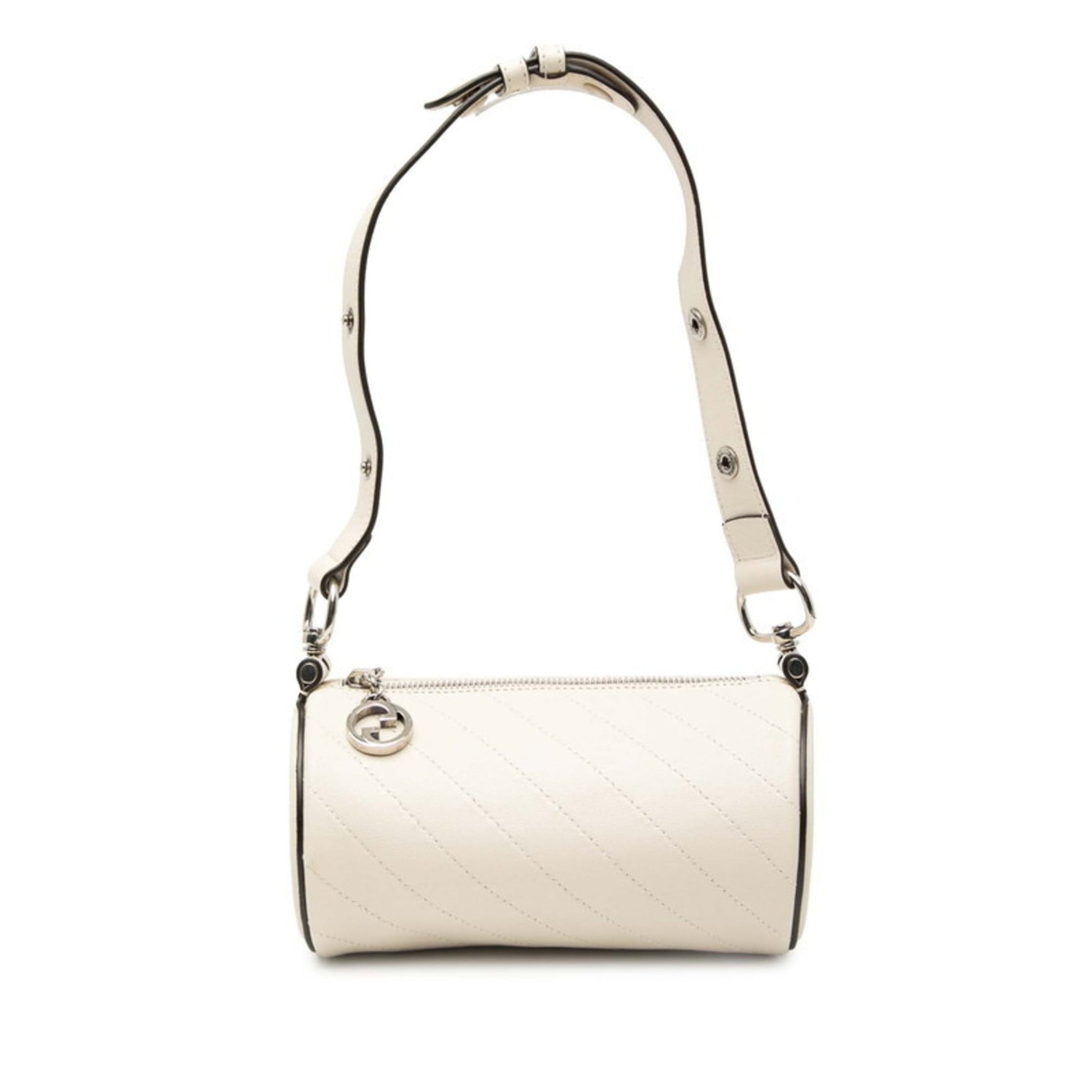 Gucci Ivory White Leather Shoulder Bag