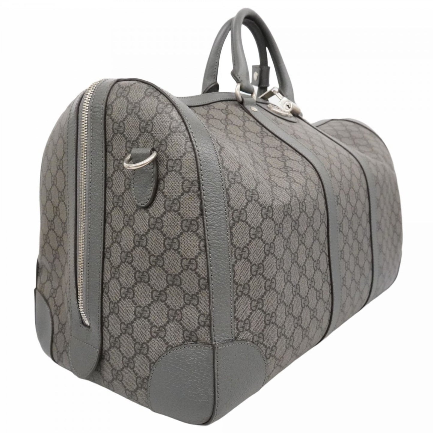 Gucci Gray Pvc Boston Bag