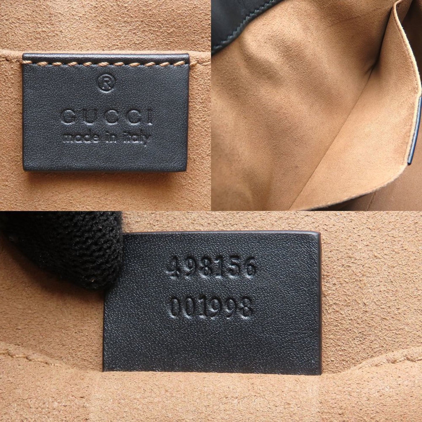 Gucci Brown Gg Supreme Leather Shoulder Bag Tote Bag