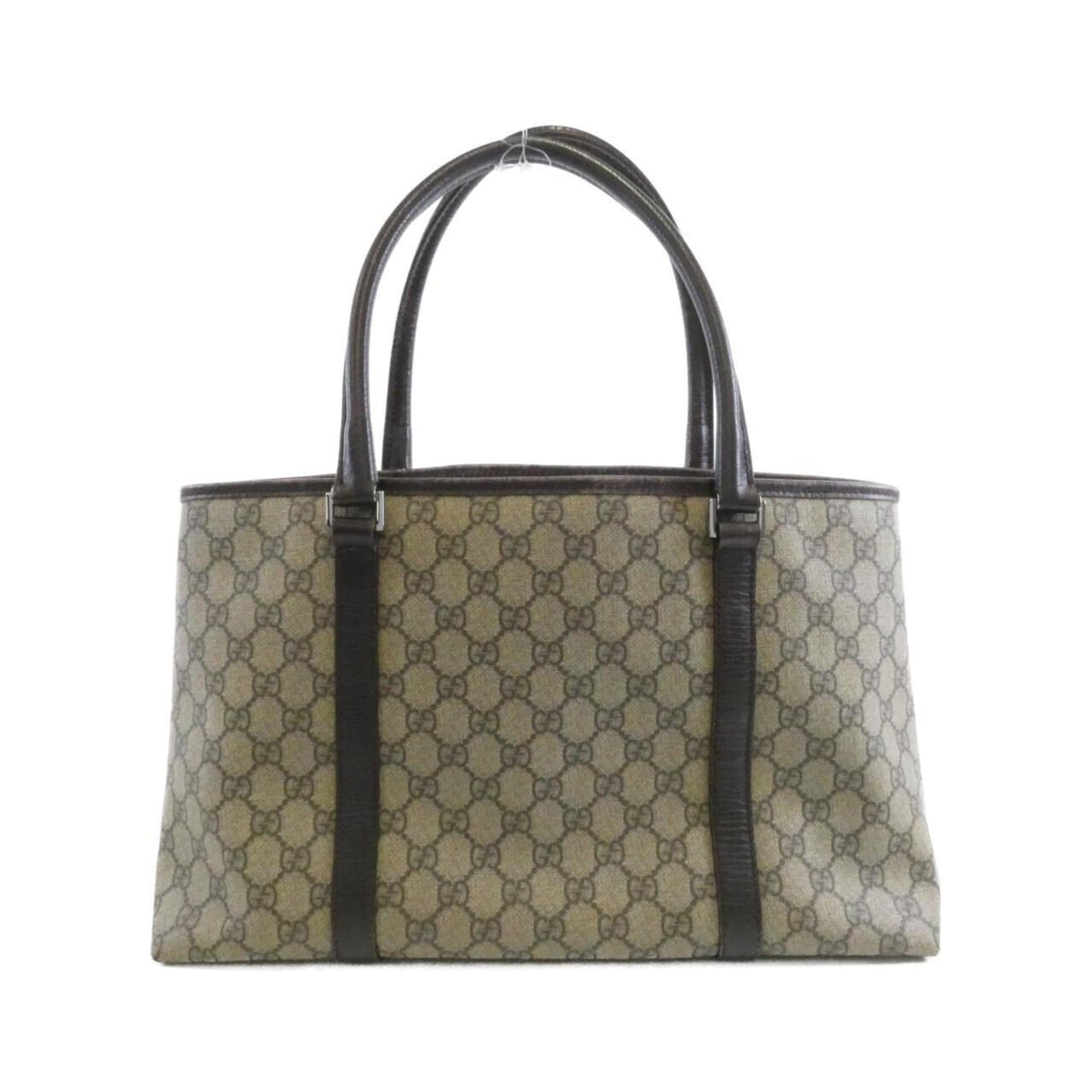 Gucci Beige Brown Gg Plus Handbag Tote Bag