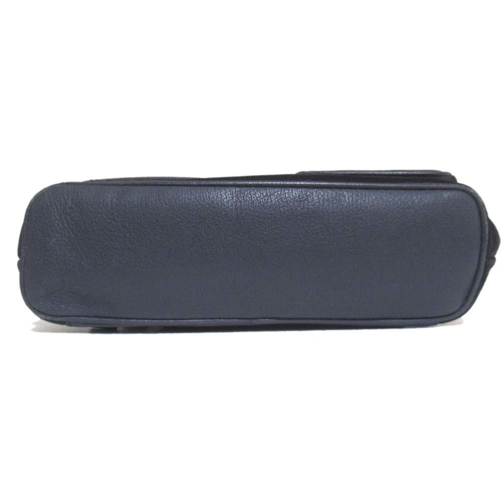 Gucci Navy Suede Leather Backpack