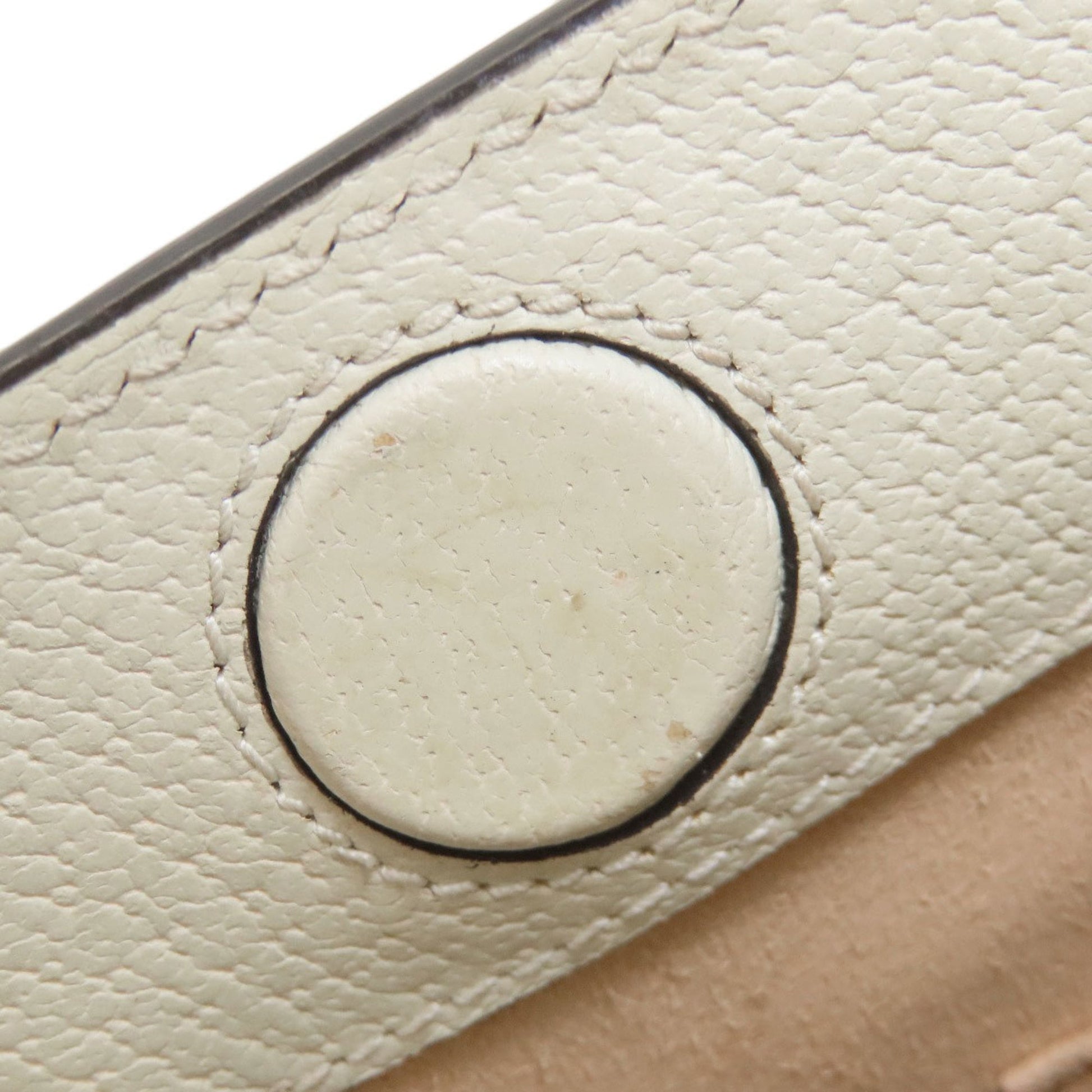 Gucci White Leather Shoulder Bag