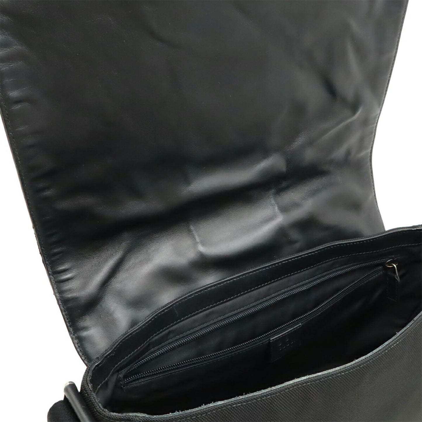 Gucci Sherry Line Black Green Red Color Nylon Canvas Shoulder Bag
