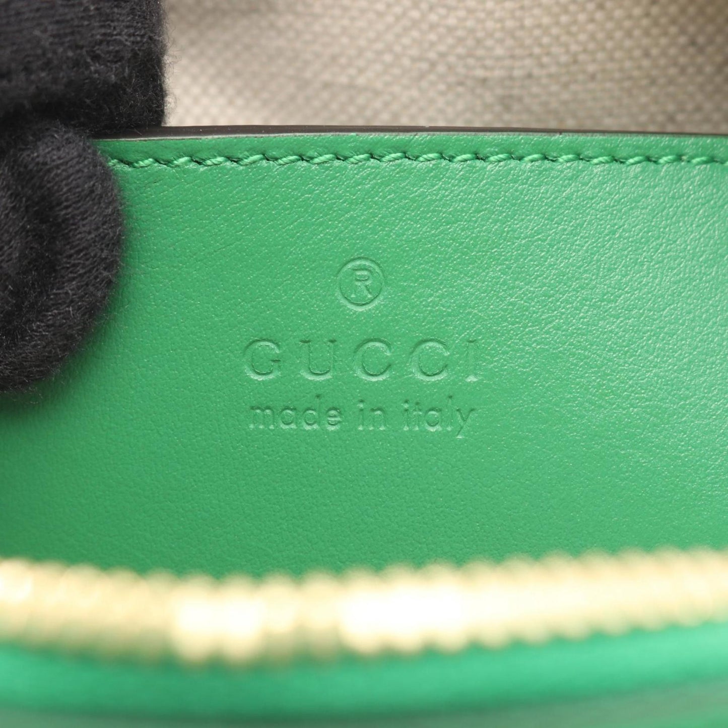 Gucci Green Leather Handbag