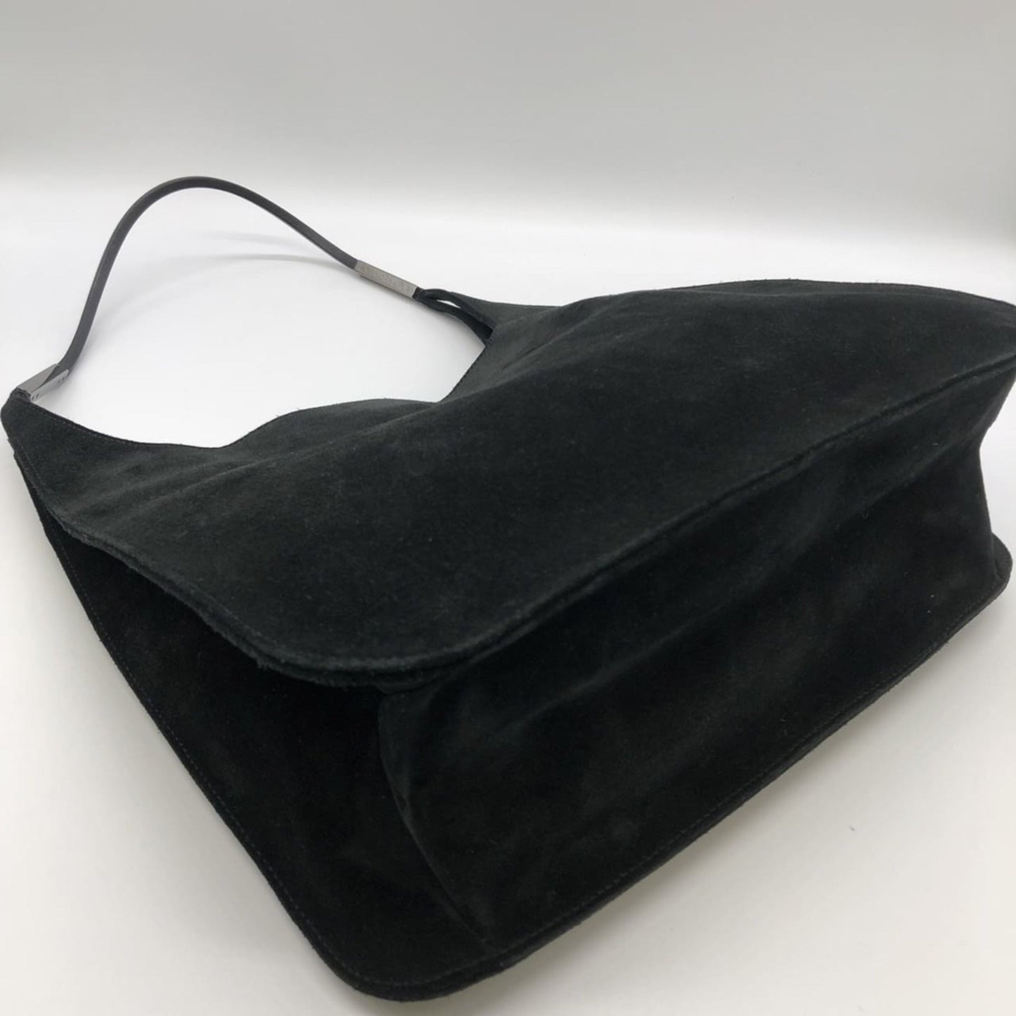 Gucci Black Suede Handbag Shoulder Bag
