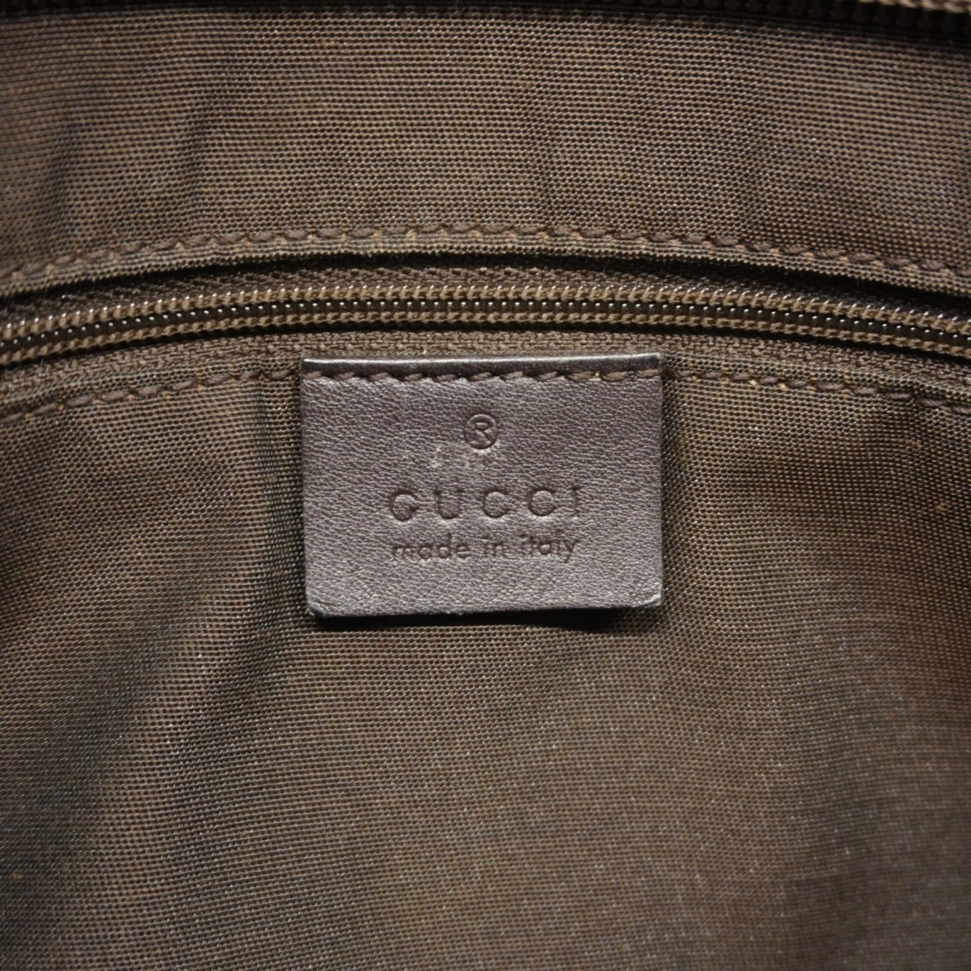 Gucci Brown Pvc Shoulder Bag