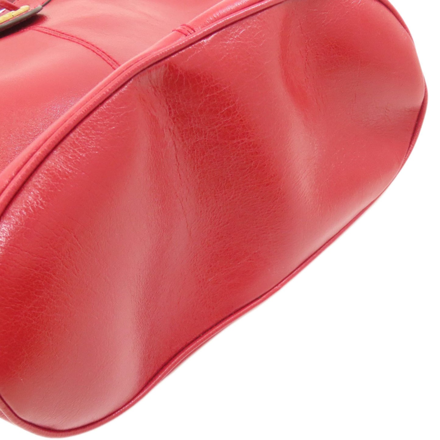 Gucci Red Color Leather Shoulder Bag