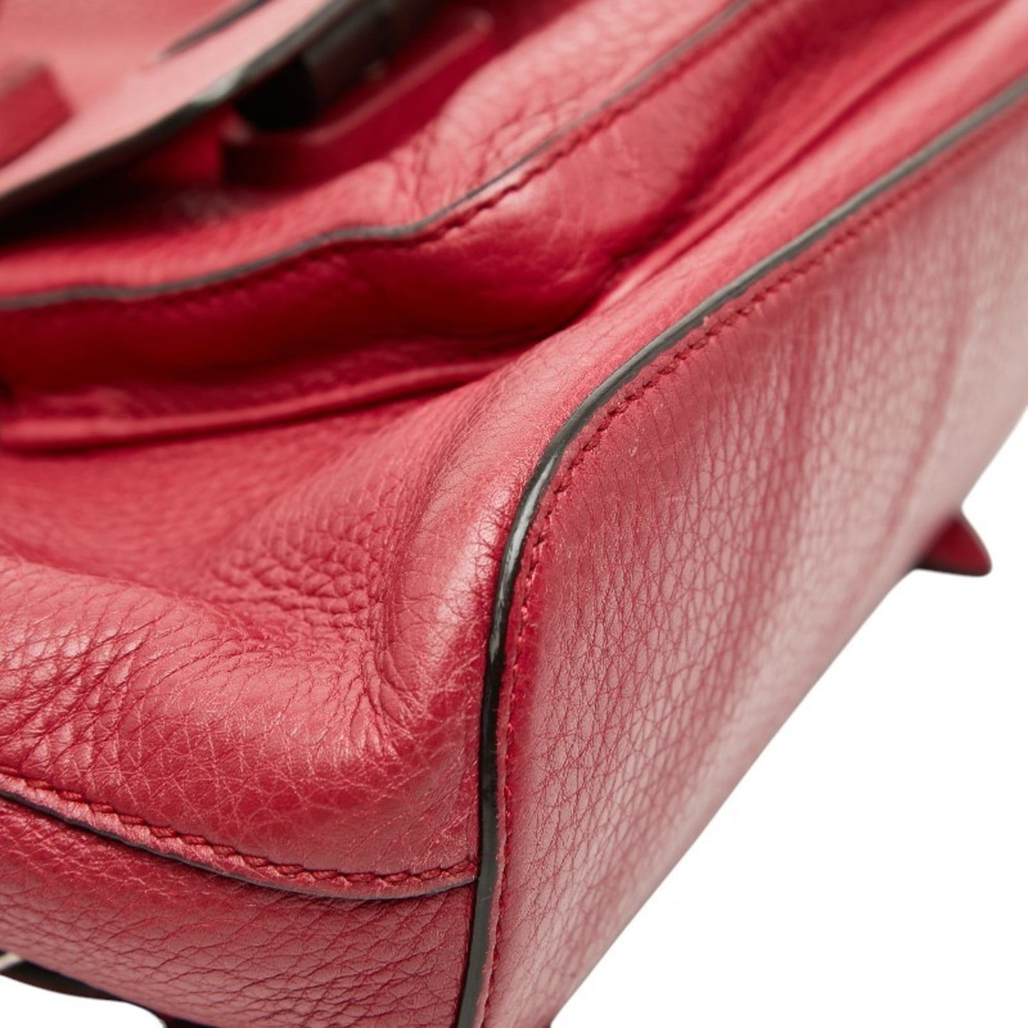 Gucci Red Color Leather Backpack