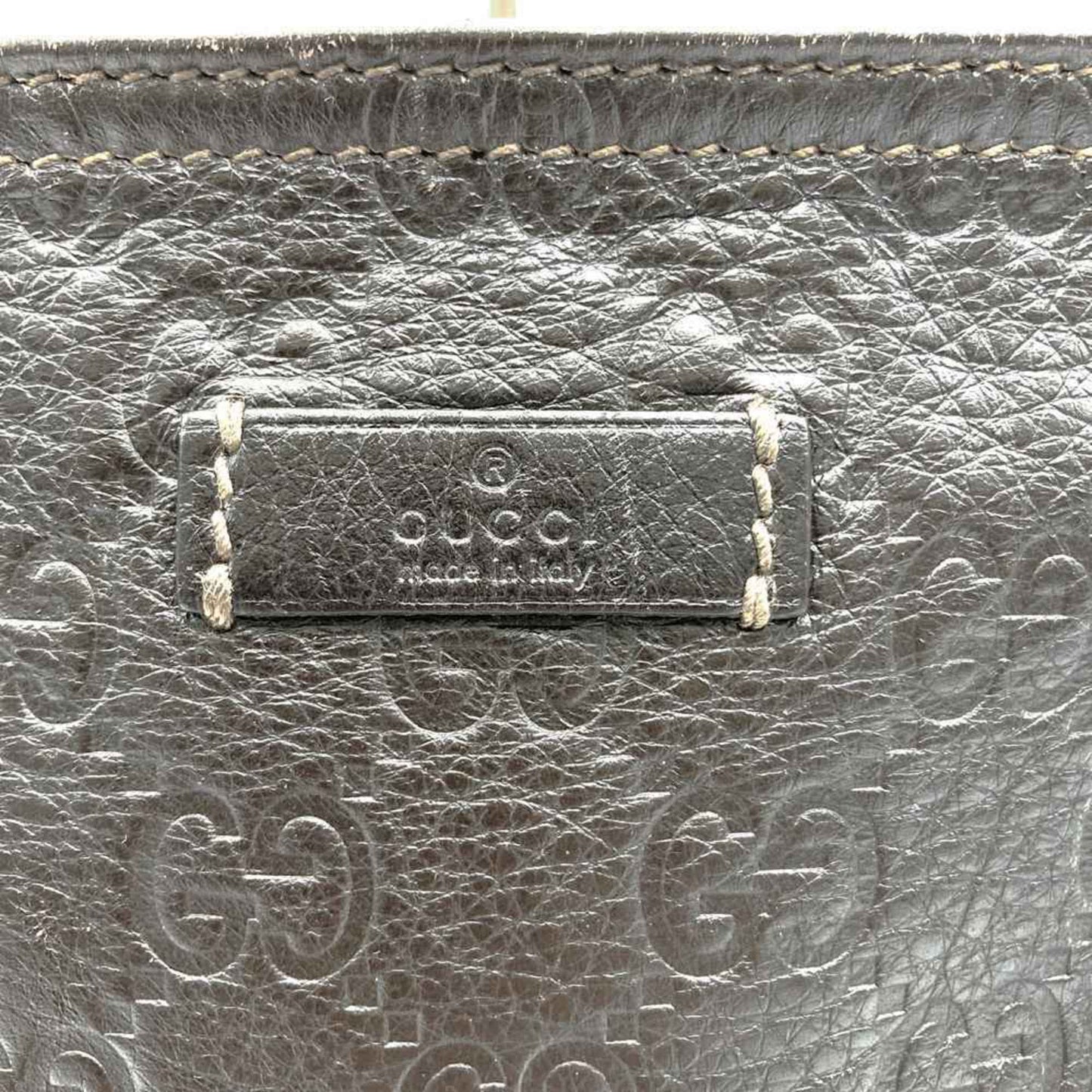 Gucci Brown Leather Shoulder Bag