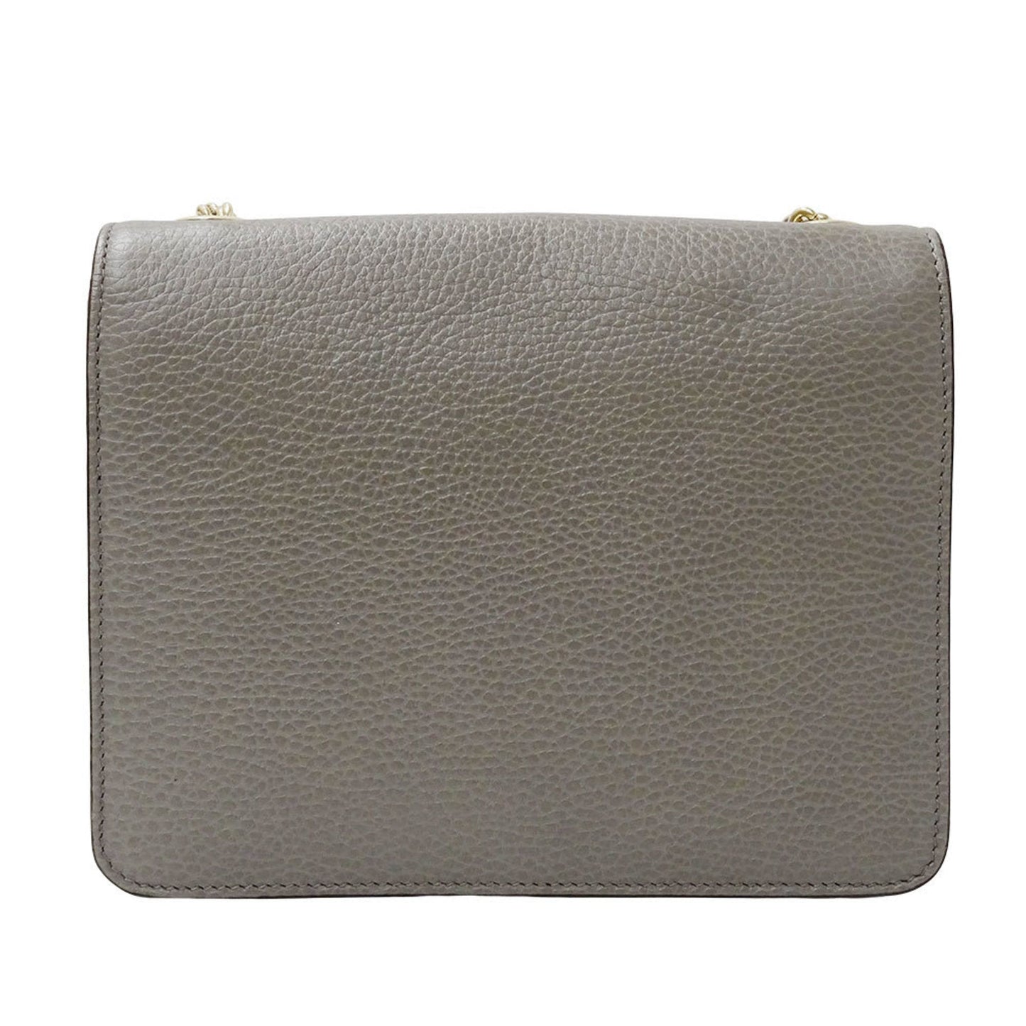 Gucci Gray Leather Shoulder Bag