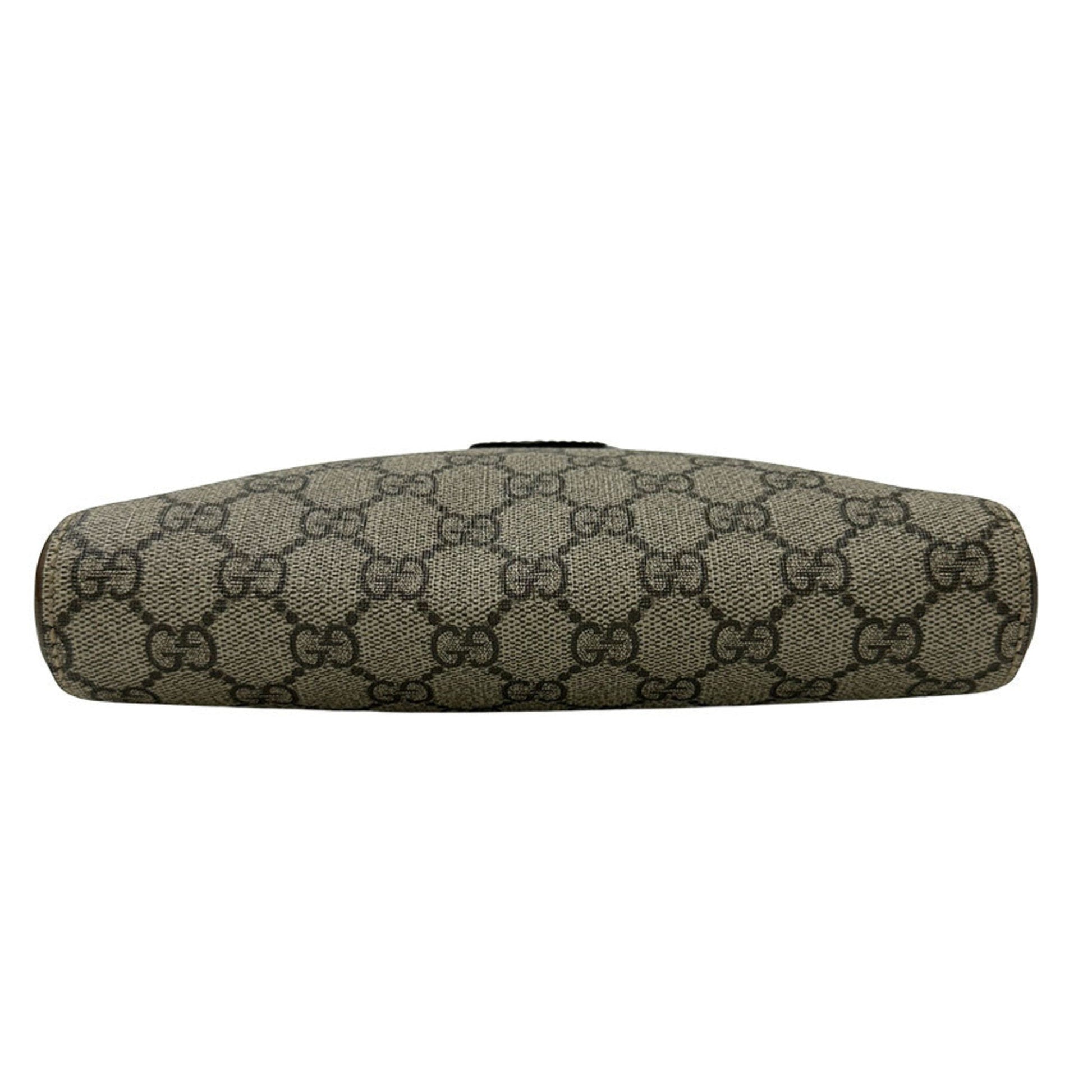 Gucci Black Brown Gg Supreme Shoulder Bag