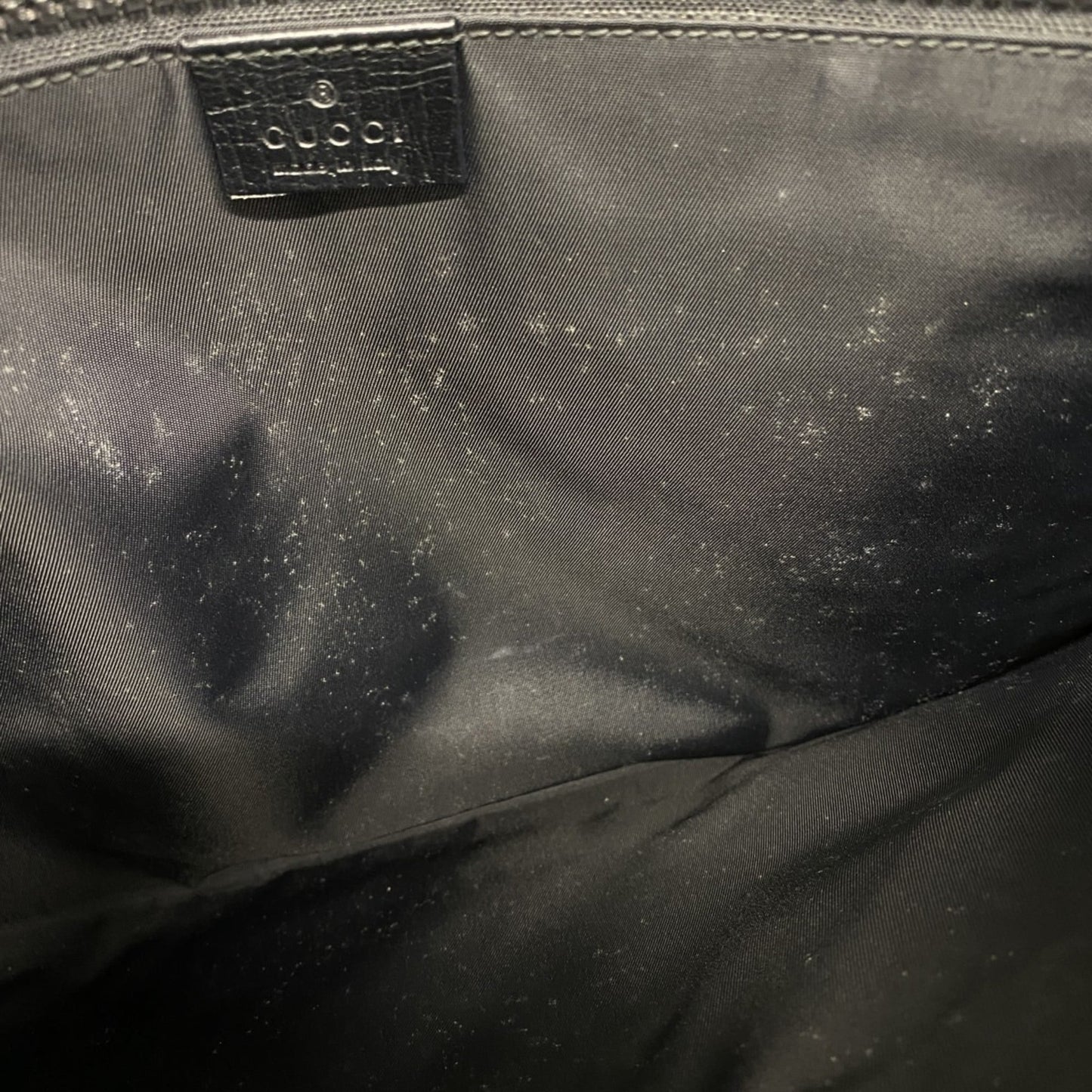 Gucci Black Pvc Shoulder Bag