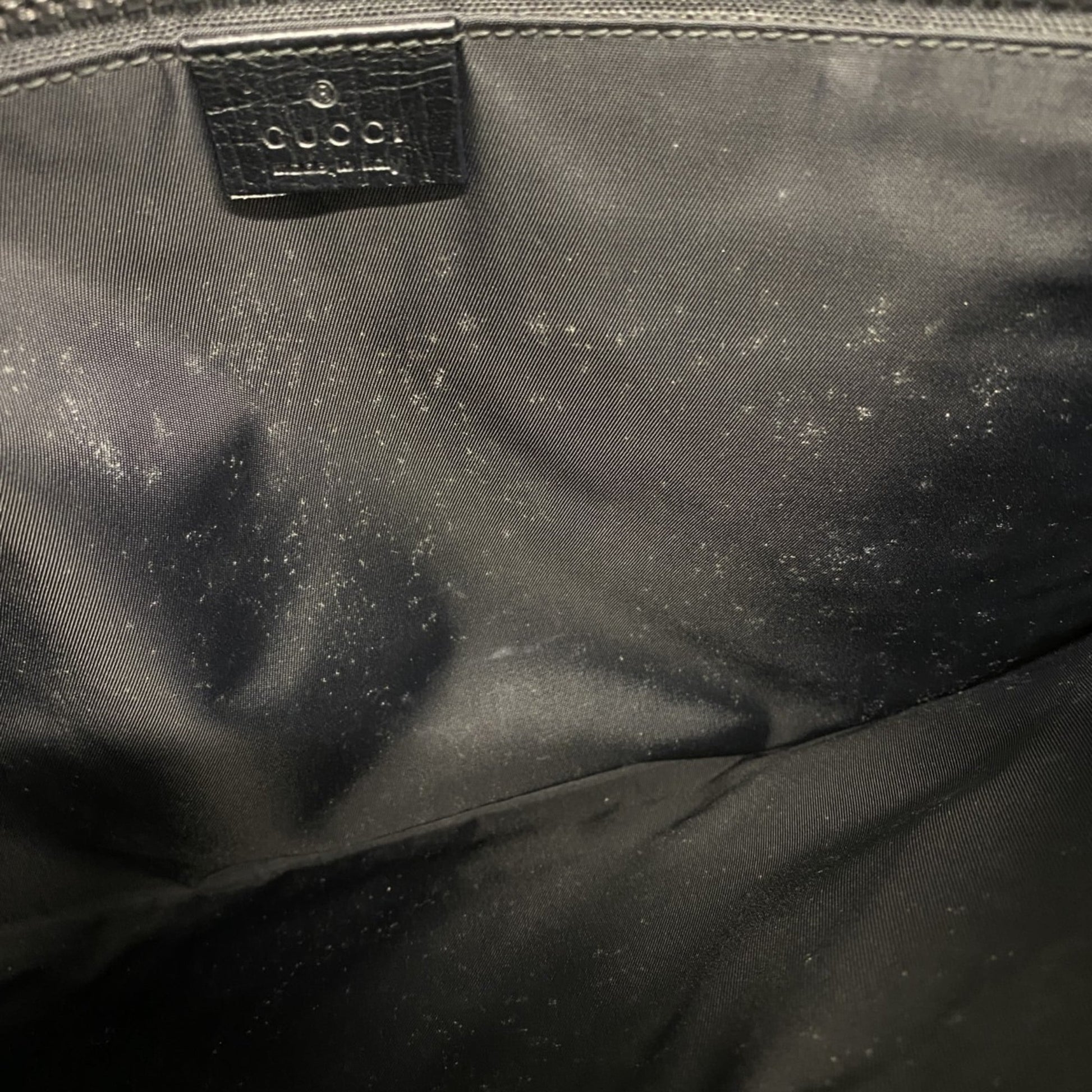 Gucci Black Pvc Shoulder Bag