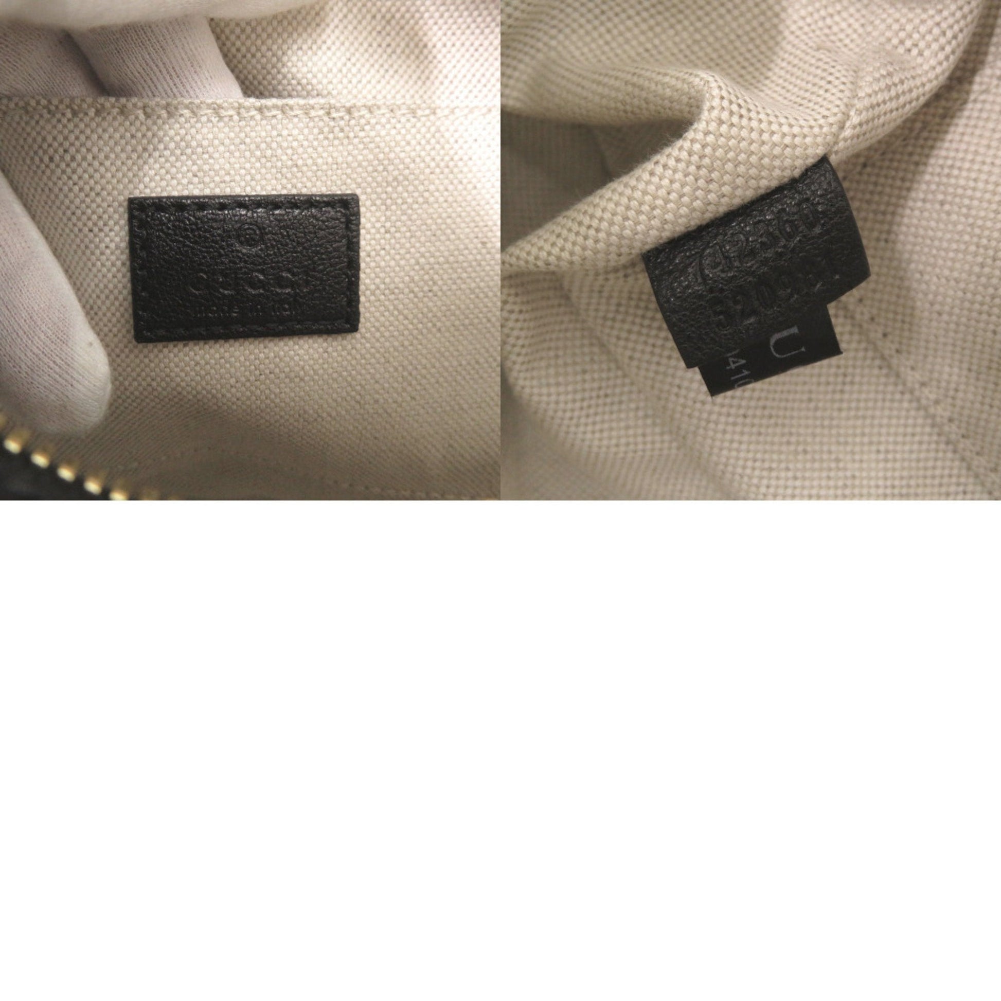 Gucci Black Leather Shoulder Bag